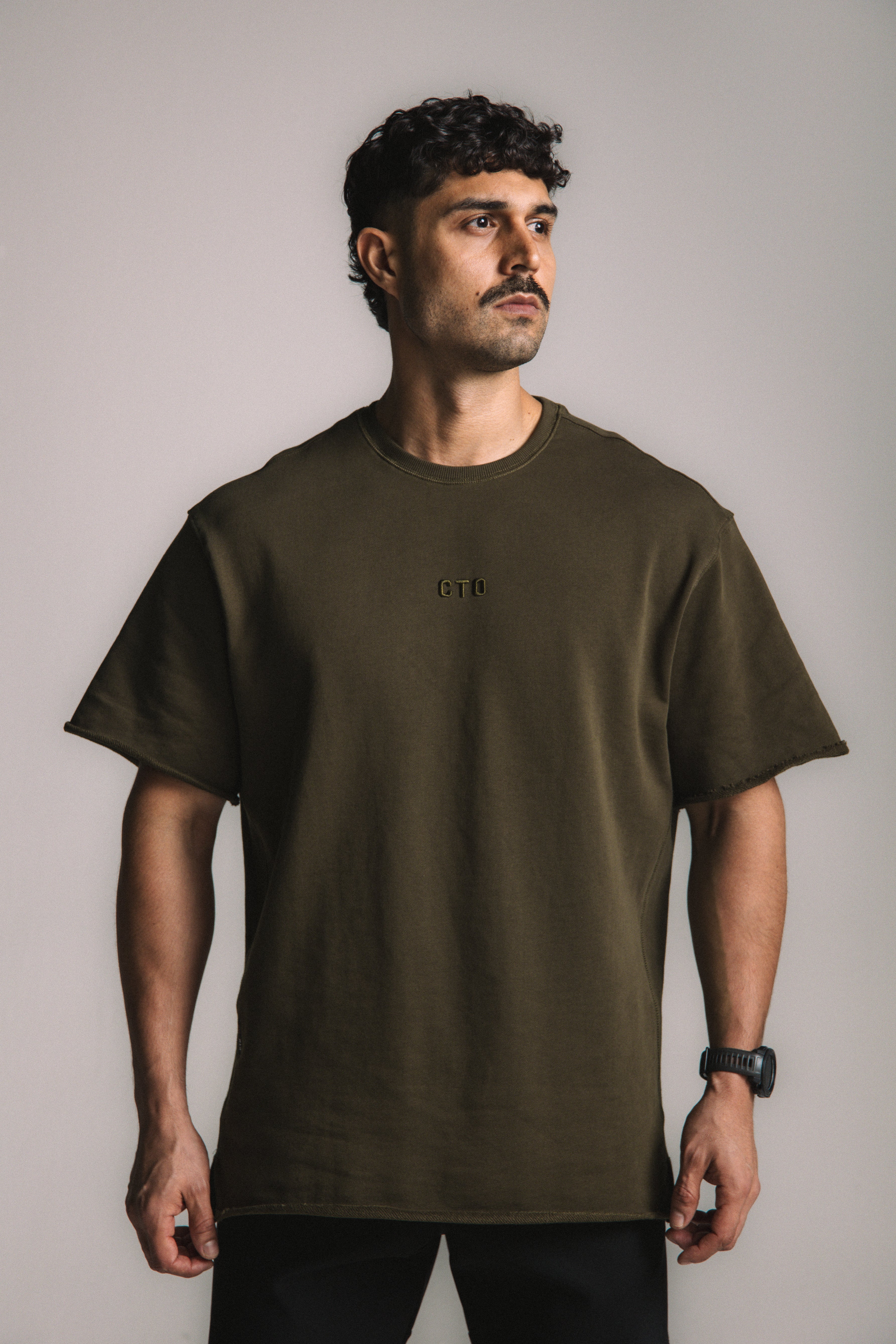 NeoTerra Oversized Tee - Army Green