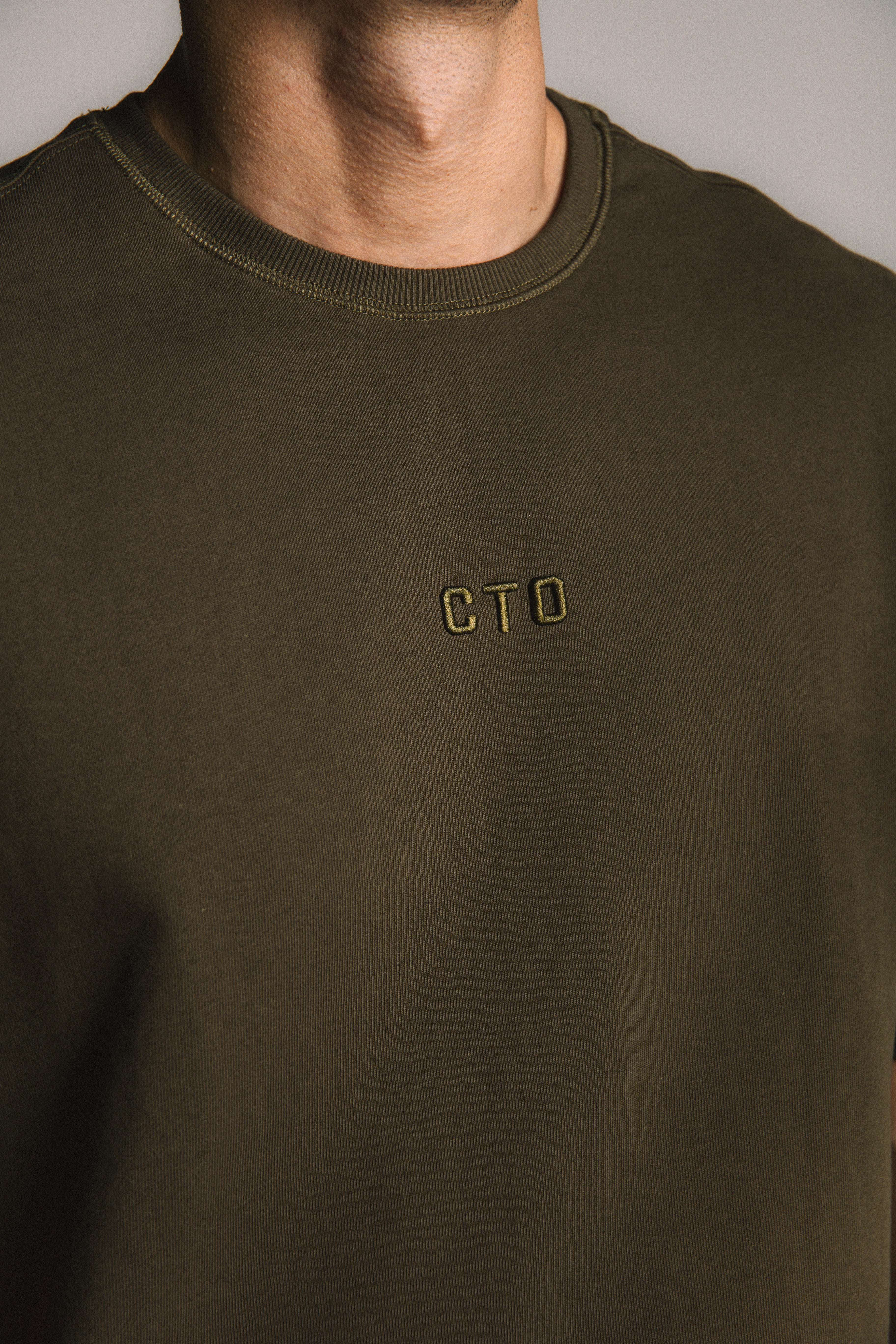 NeoTerra Oversized Tee - Army Green