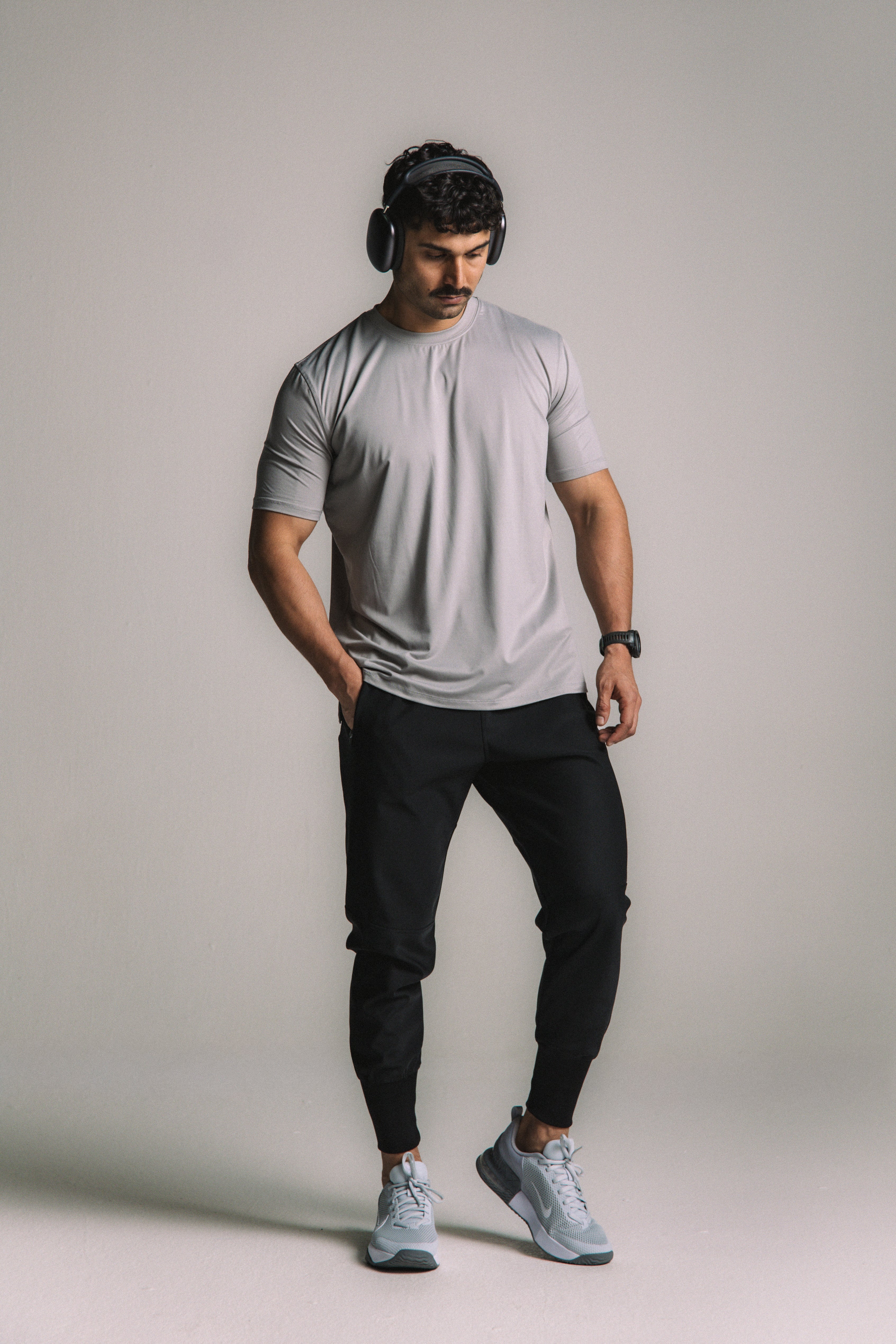 OmniSoft Essential Tee - Light Gray