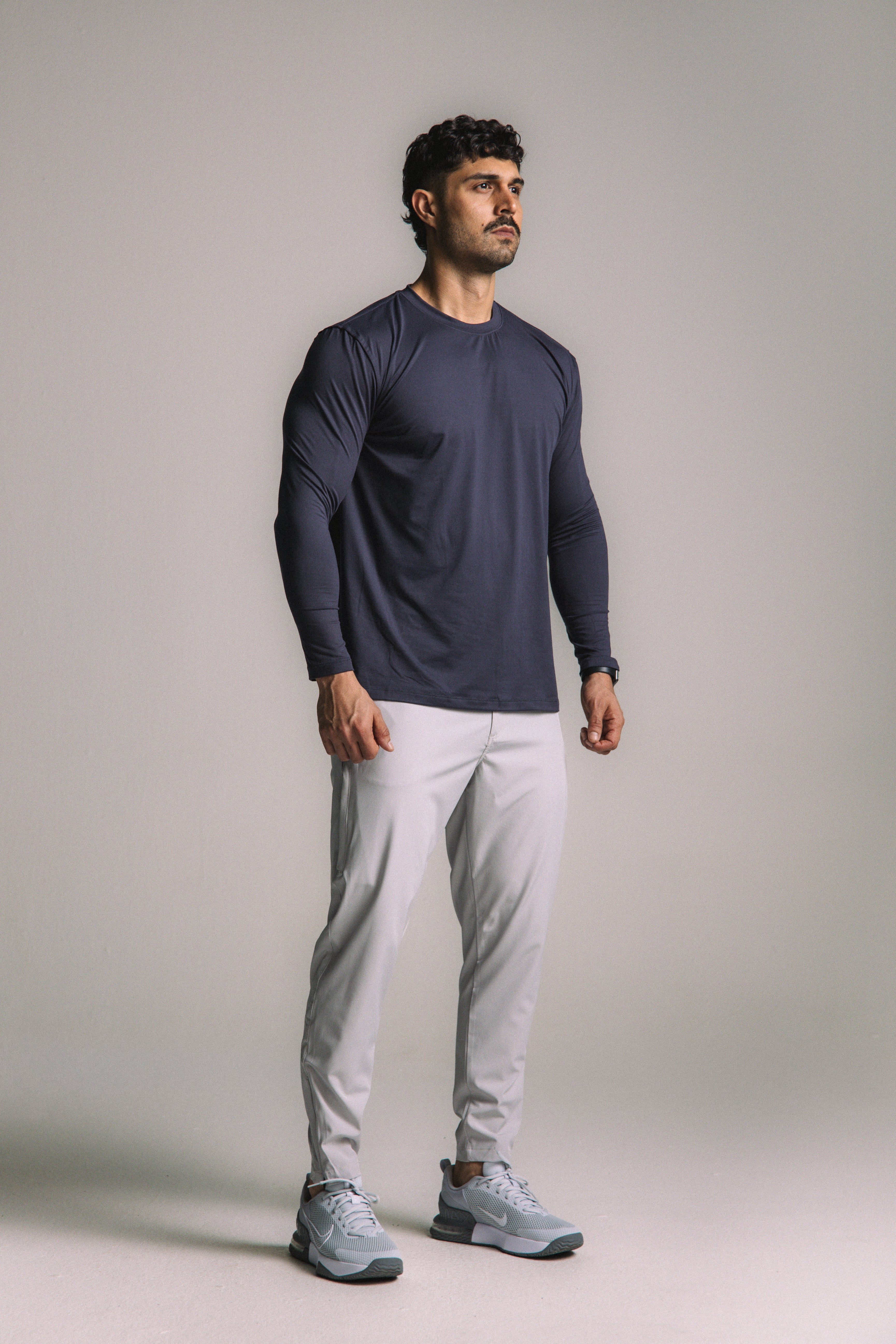 OmniSoft Essential Long Sleeve - Navy Blue