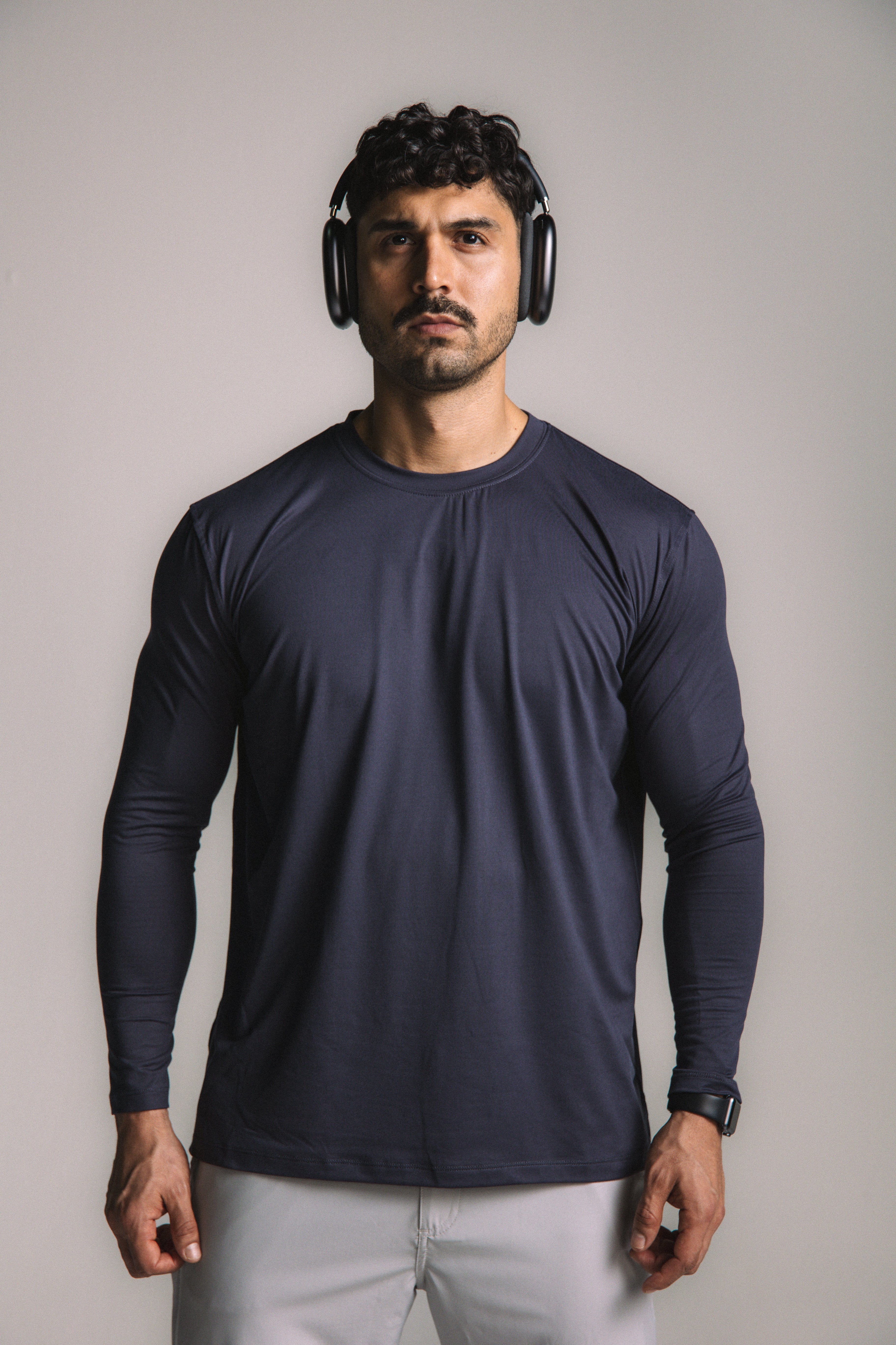 OmniSoft Essential Long Sleeve - Navy Blue