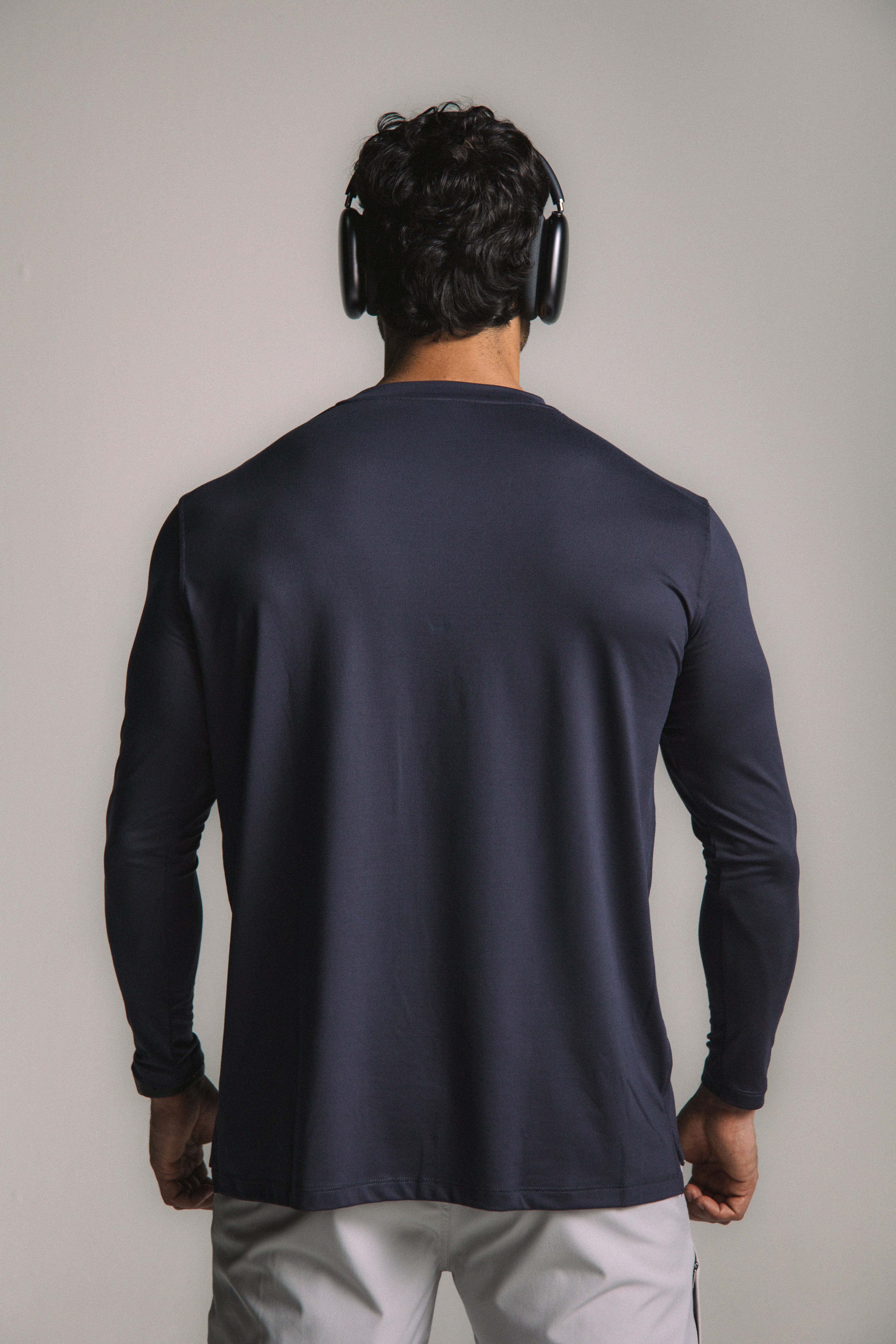 OmniSoft Essential Long Sleeve - Navy Blue