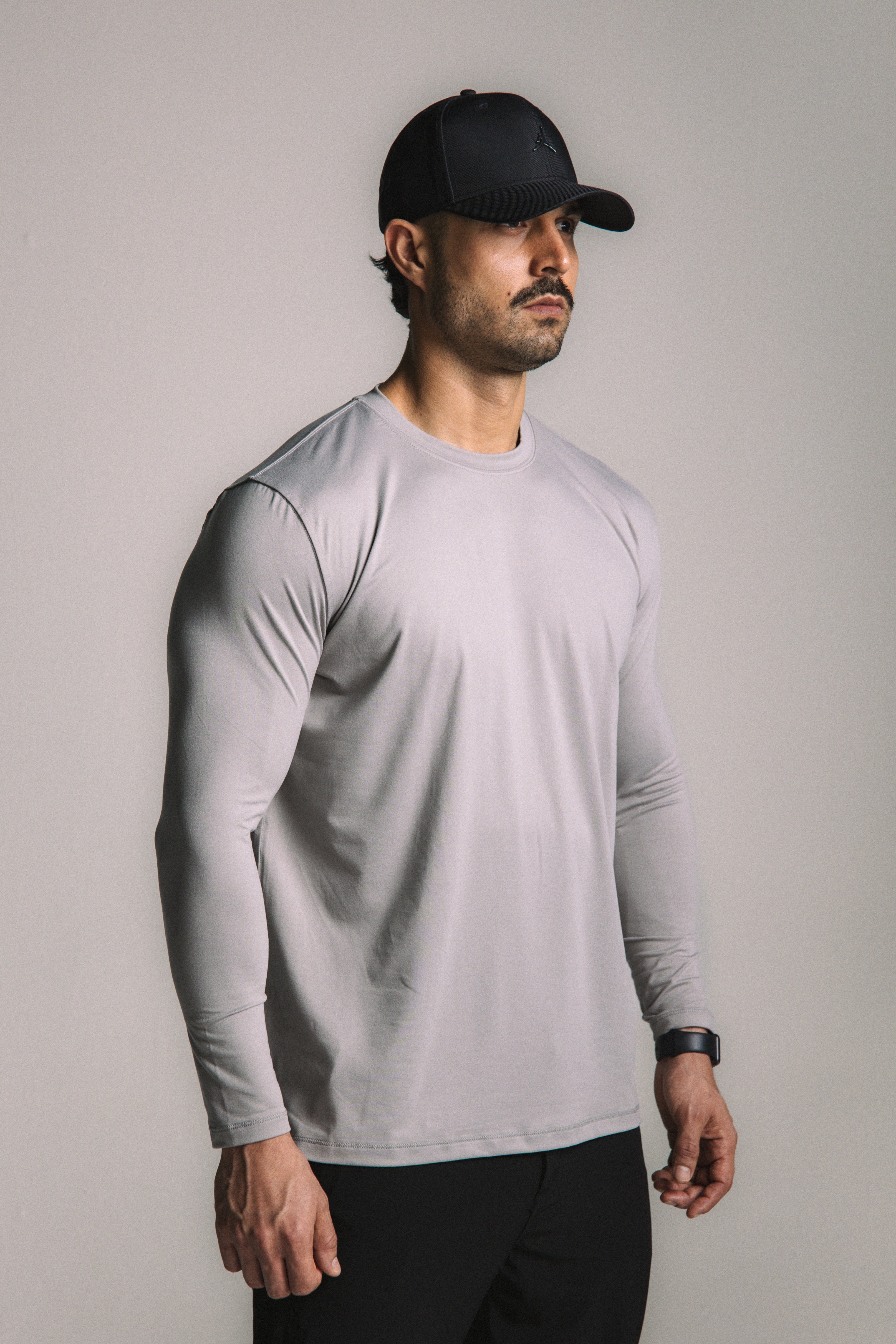 OmniSoft Essential Long Sleeve - Light Gray
