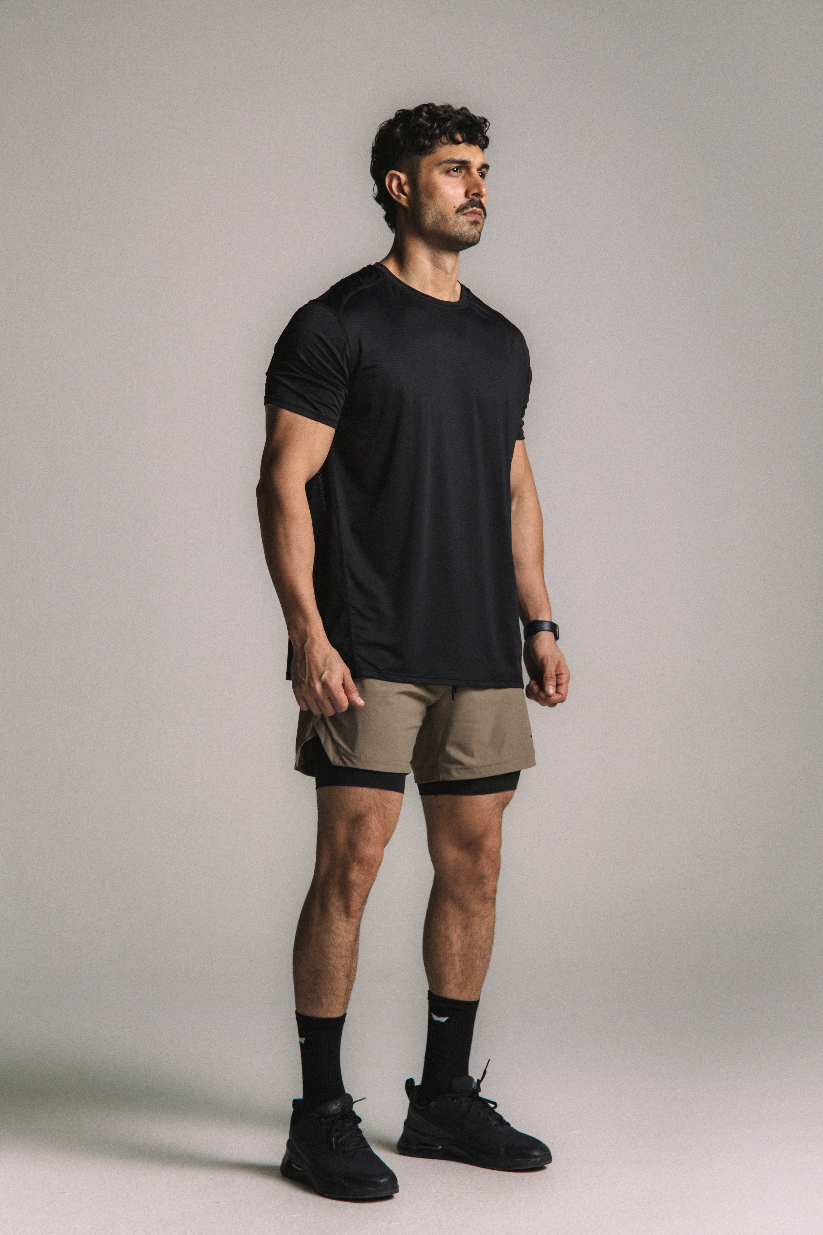 Core-Vent Liner Short - Brown
