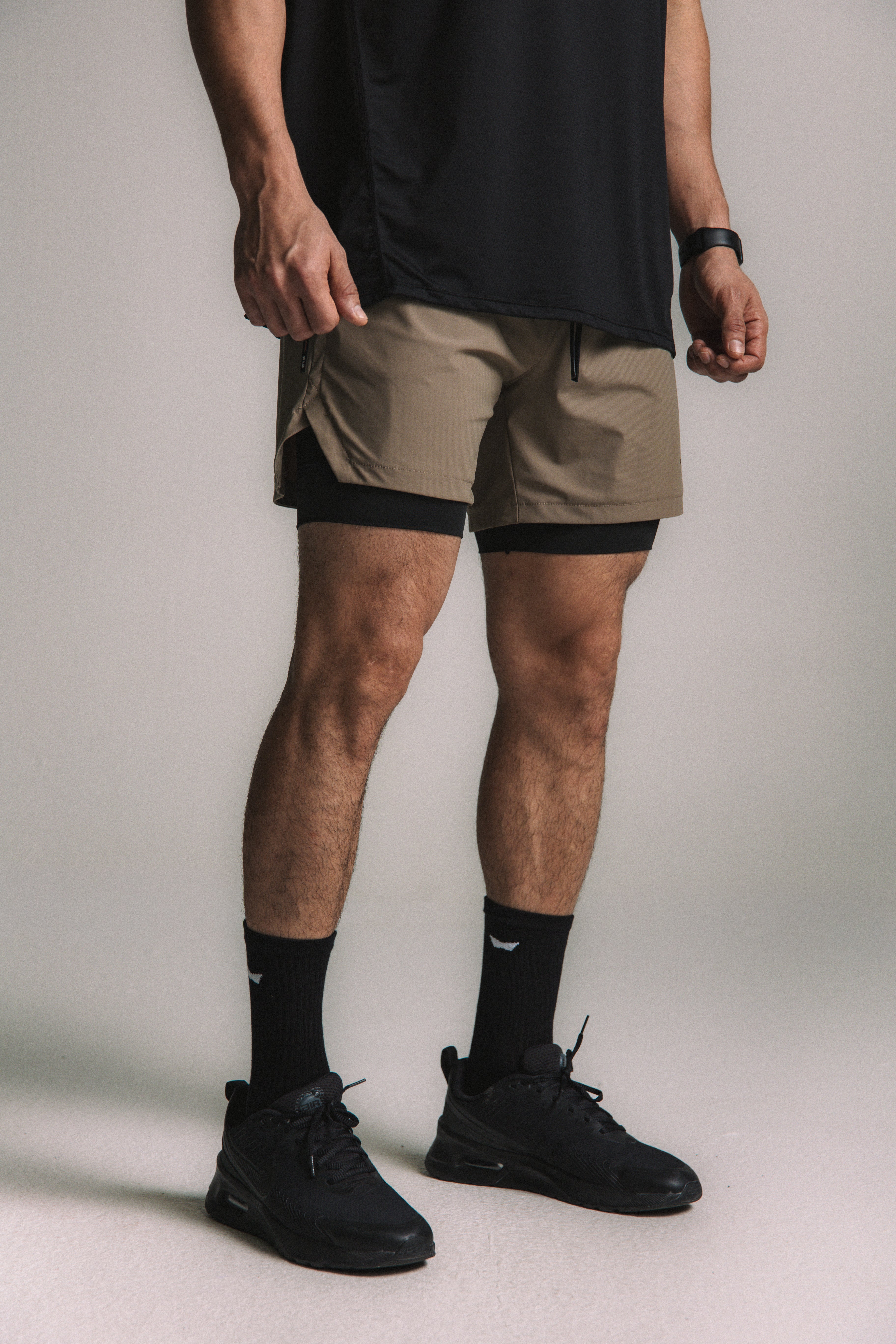 Core-Vent Liner Short - Brown