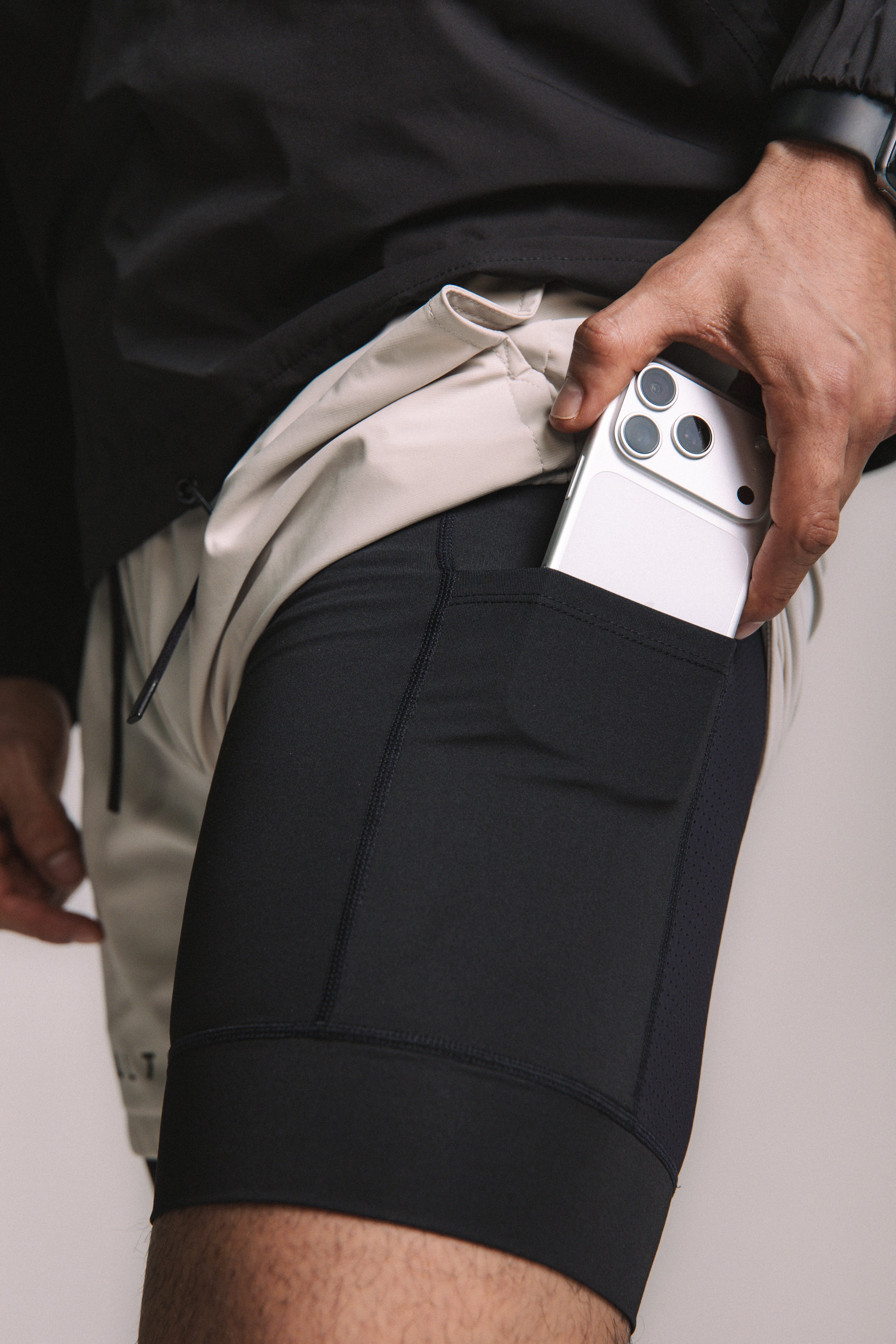 Core-Vent Liner Shorts 2.0 - Whisper Gray