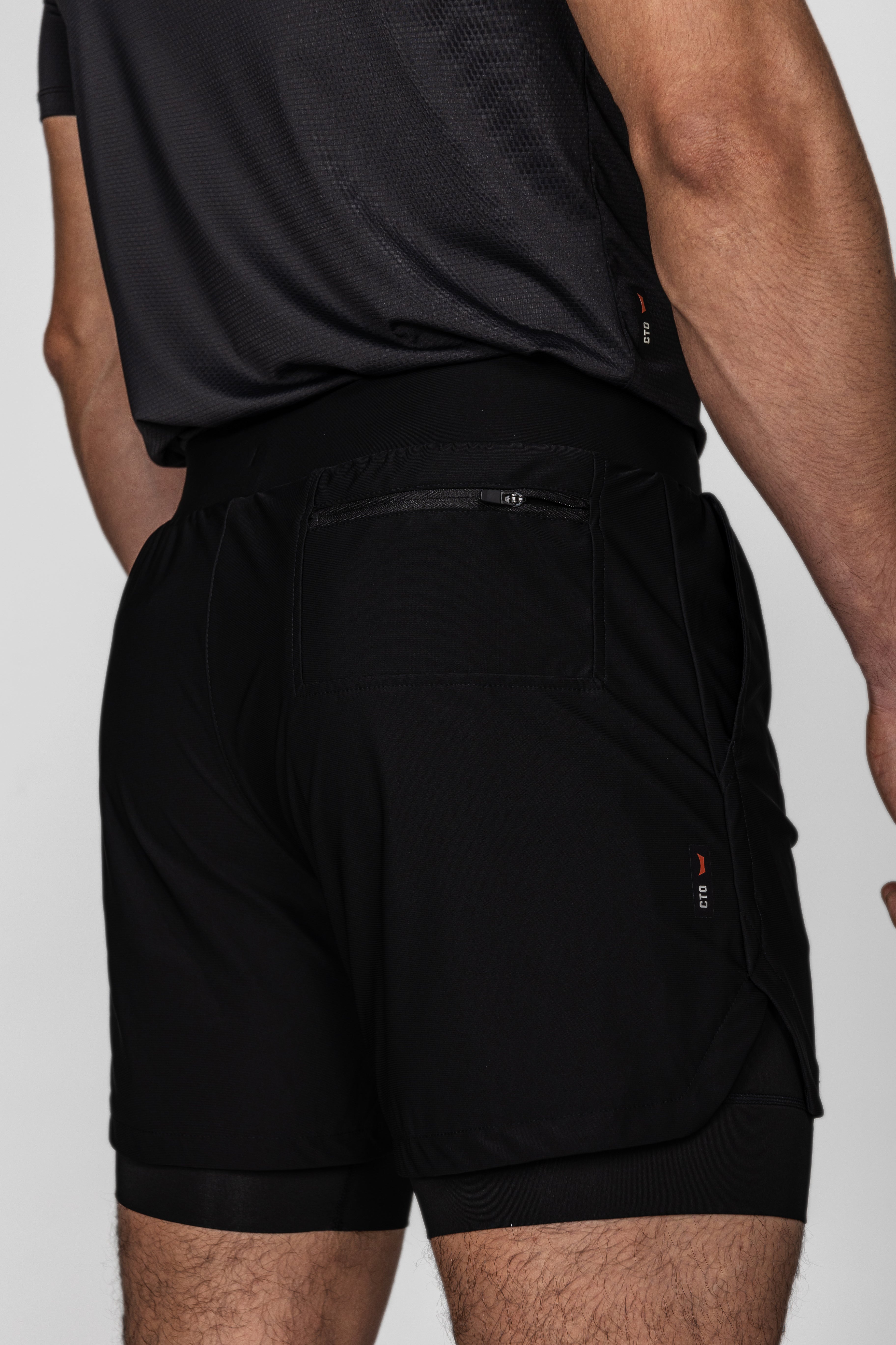Core-Vent Liner Shorts - Black