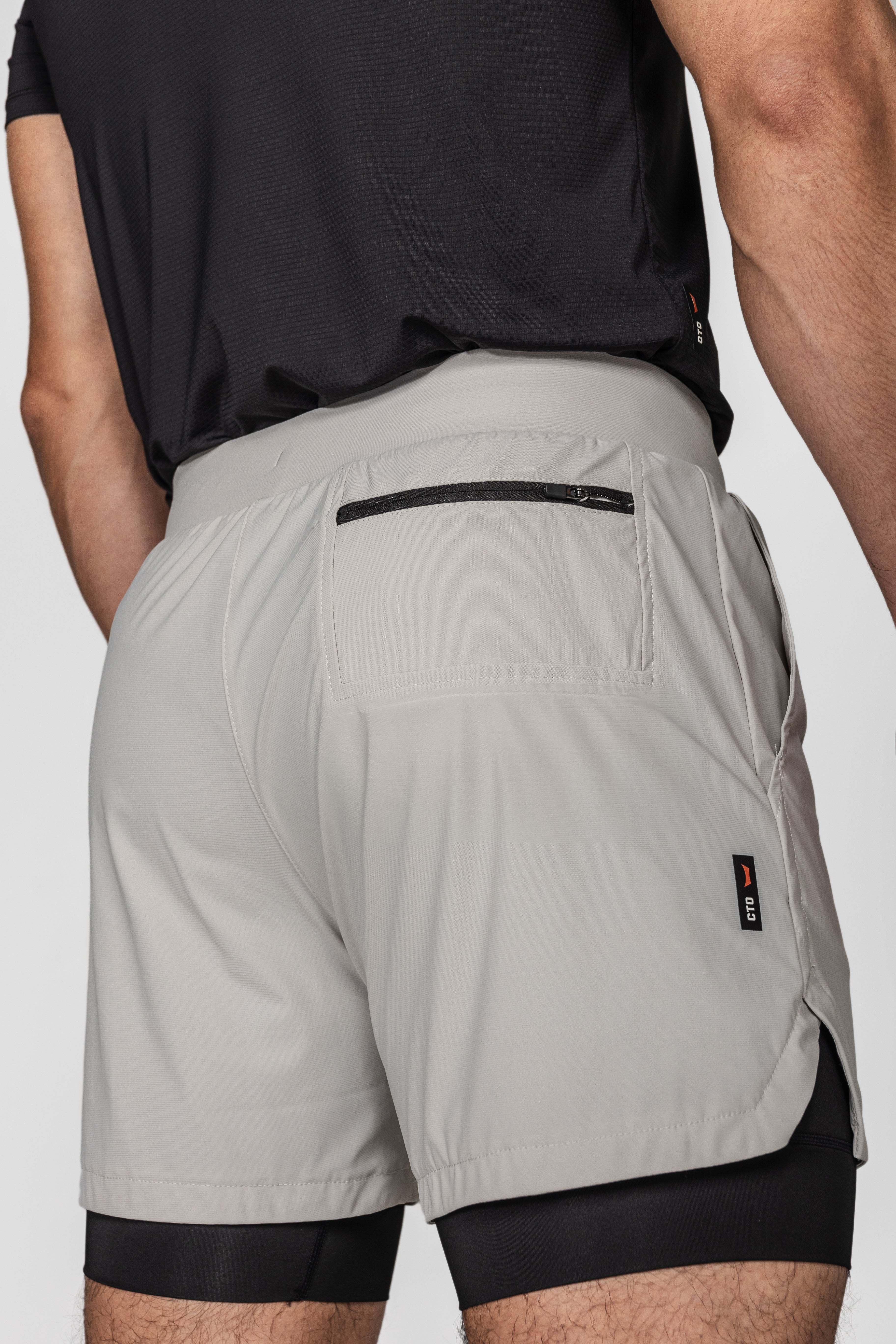 Core-Vent Liner Shorts - Whisper Gray