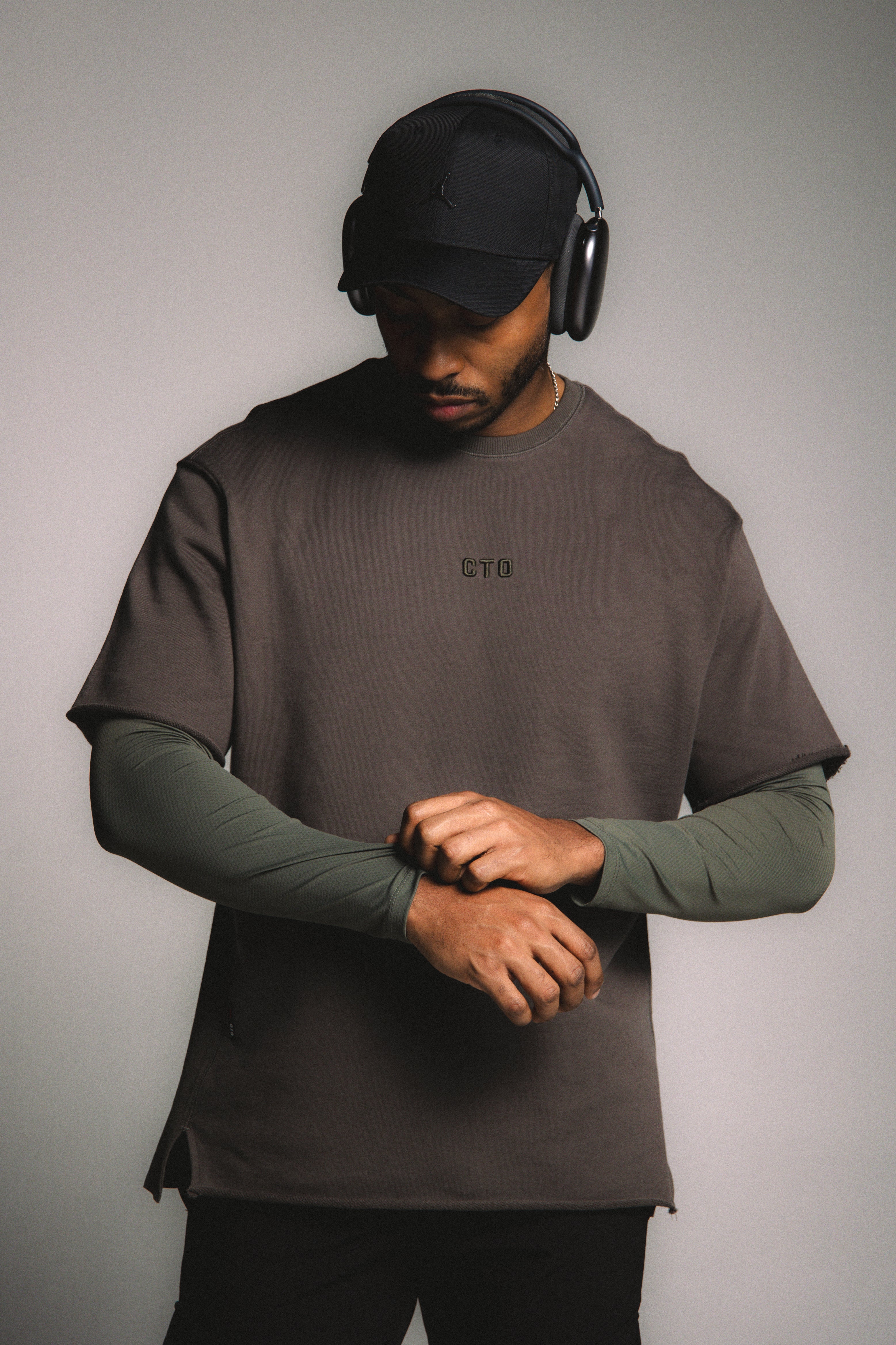 NeoTerra Oversized Tee - Dark Green