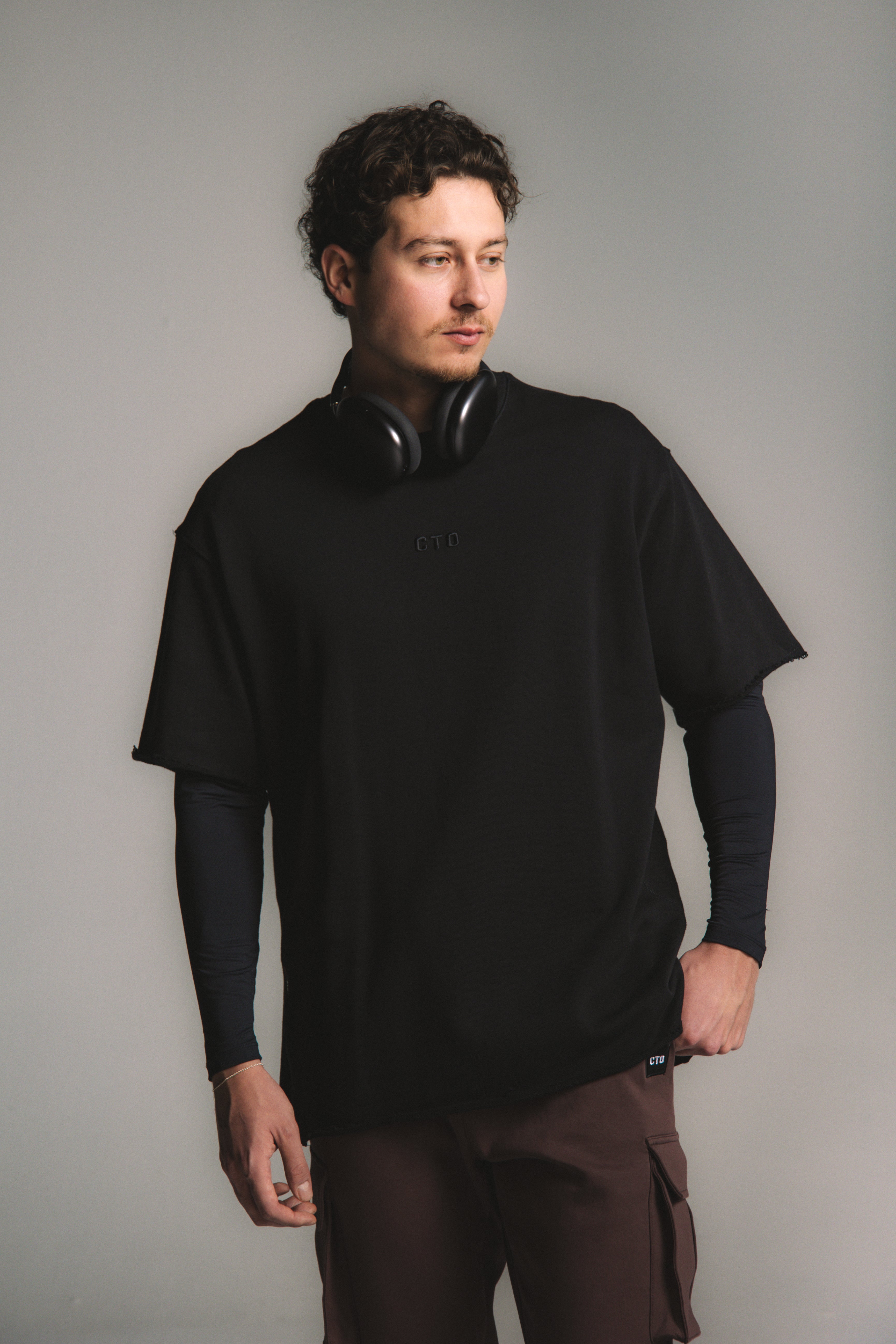 NeoTerra Oversized Tee - Black