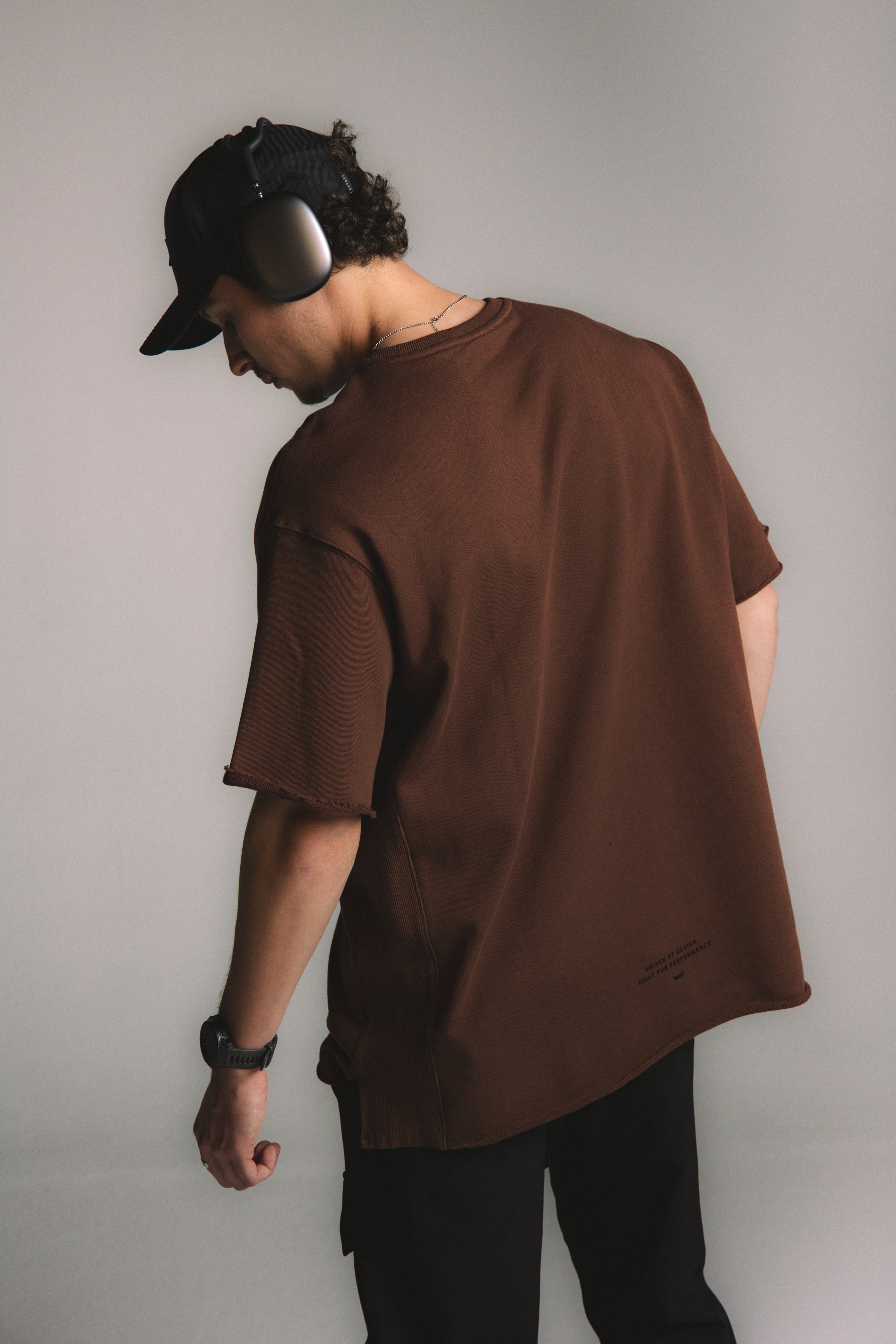 NeoTerra Oversized Tee - Red Brown
