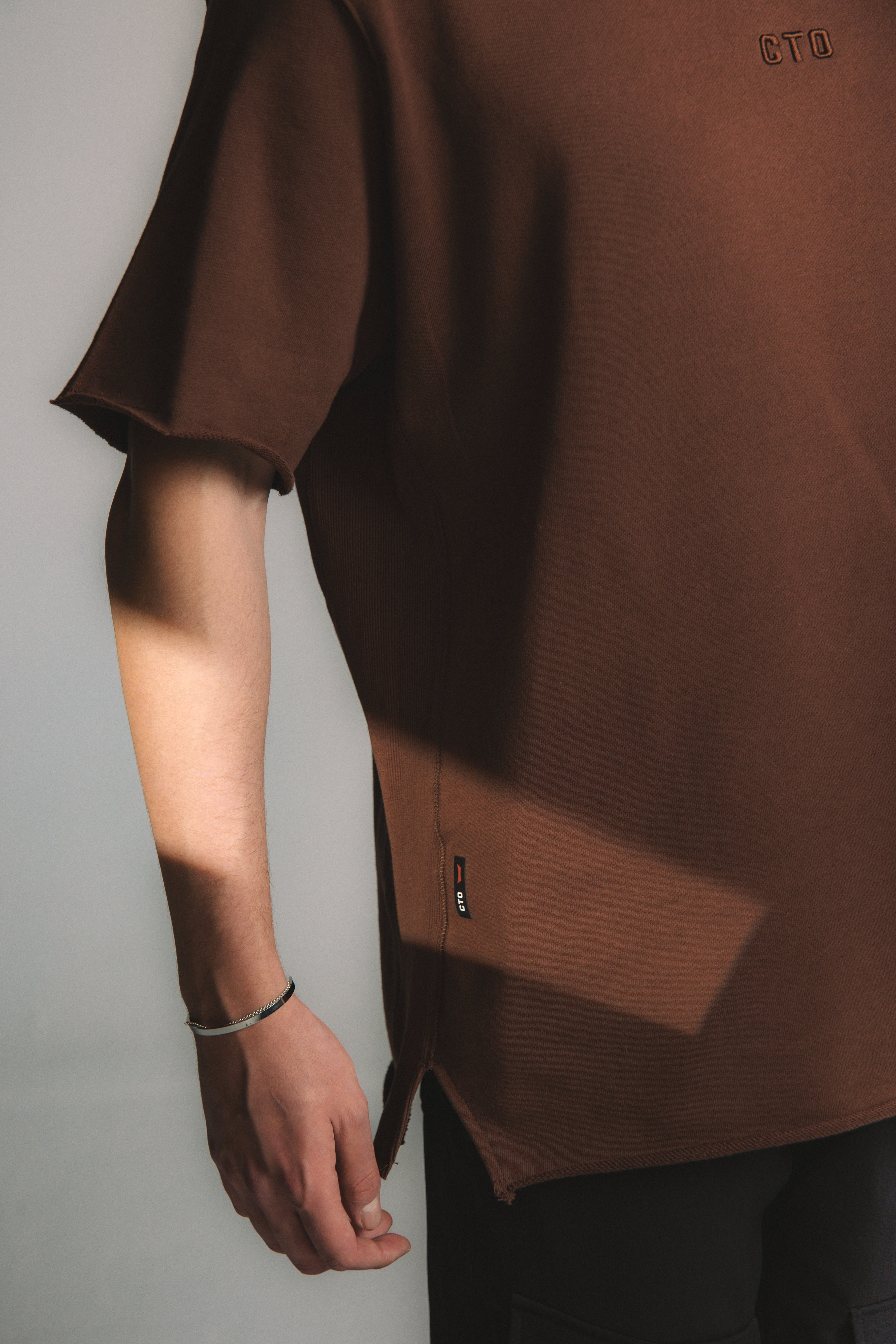 NeoTerra Oversized Tee - Red Brown