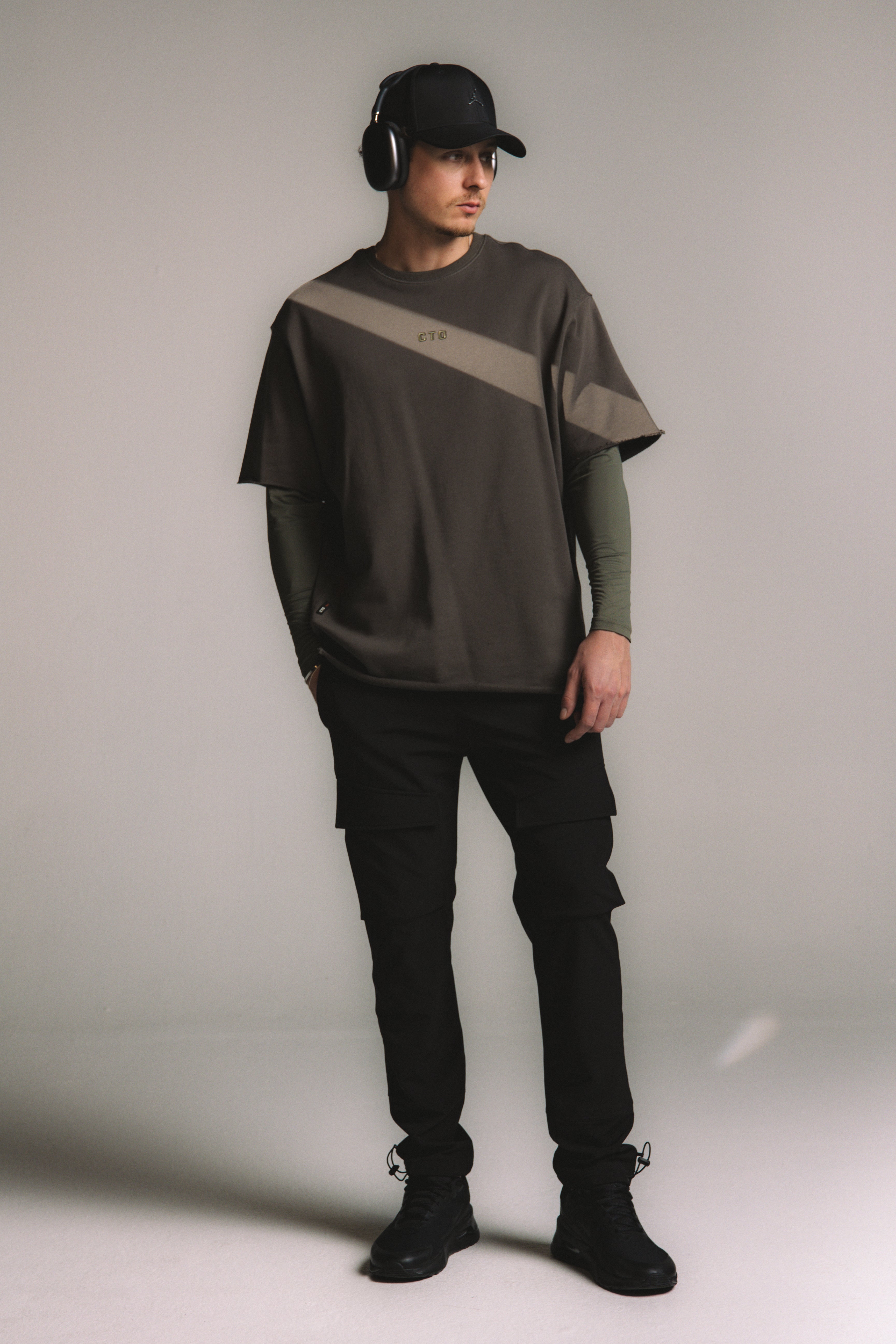 NeoTerra Oversized Tee - Dark Green