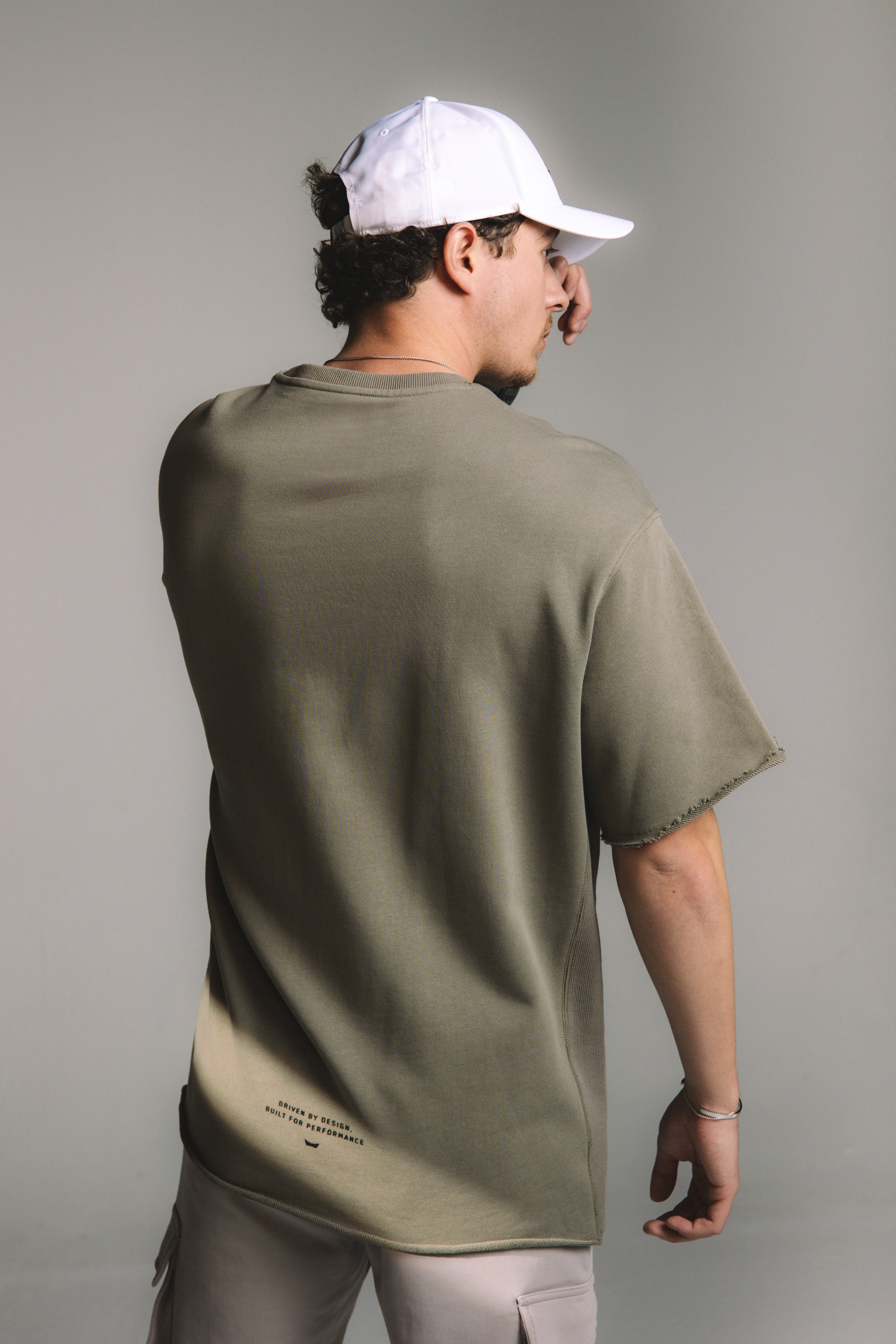 NeoTerra Oversized Tee - Olive Green
