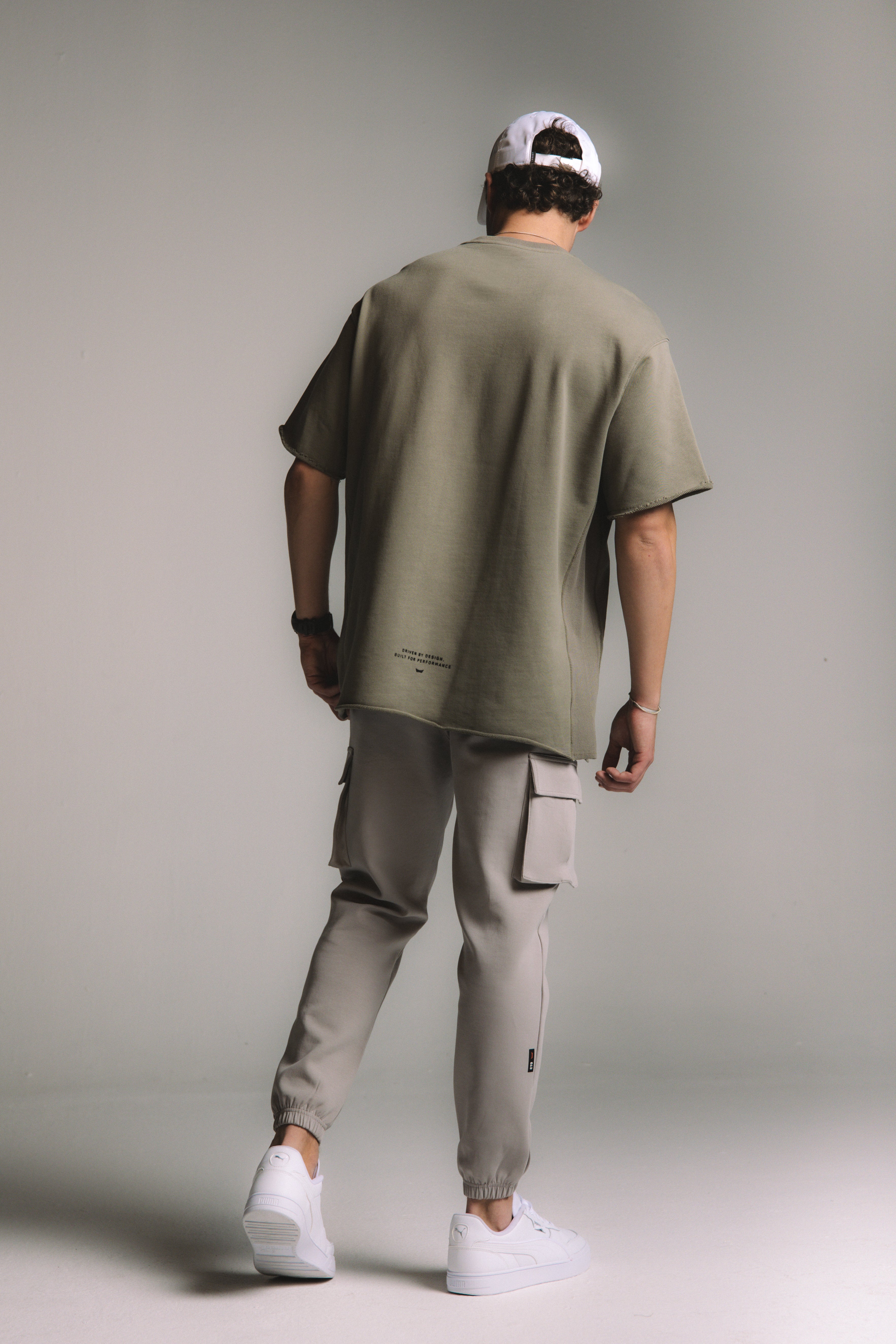 NeoTerra Oversized Tee - Olive Green