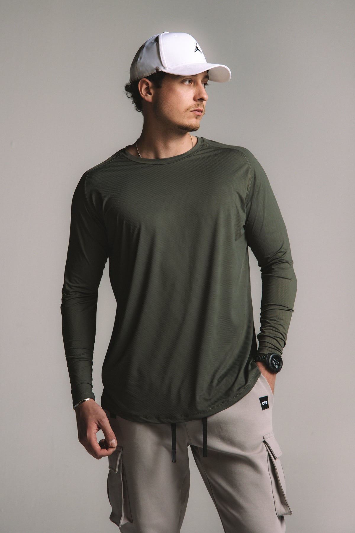 Artial Performance Long Sleeve - Army Green