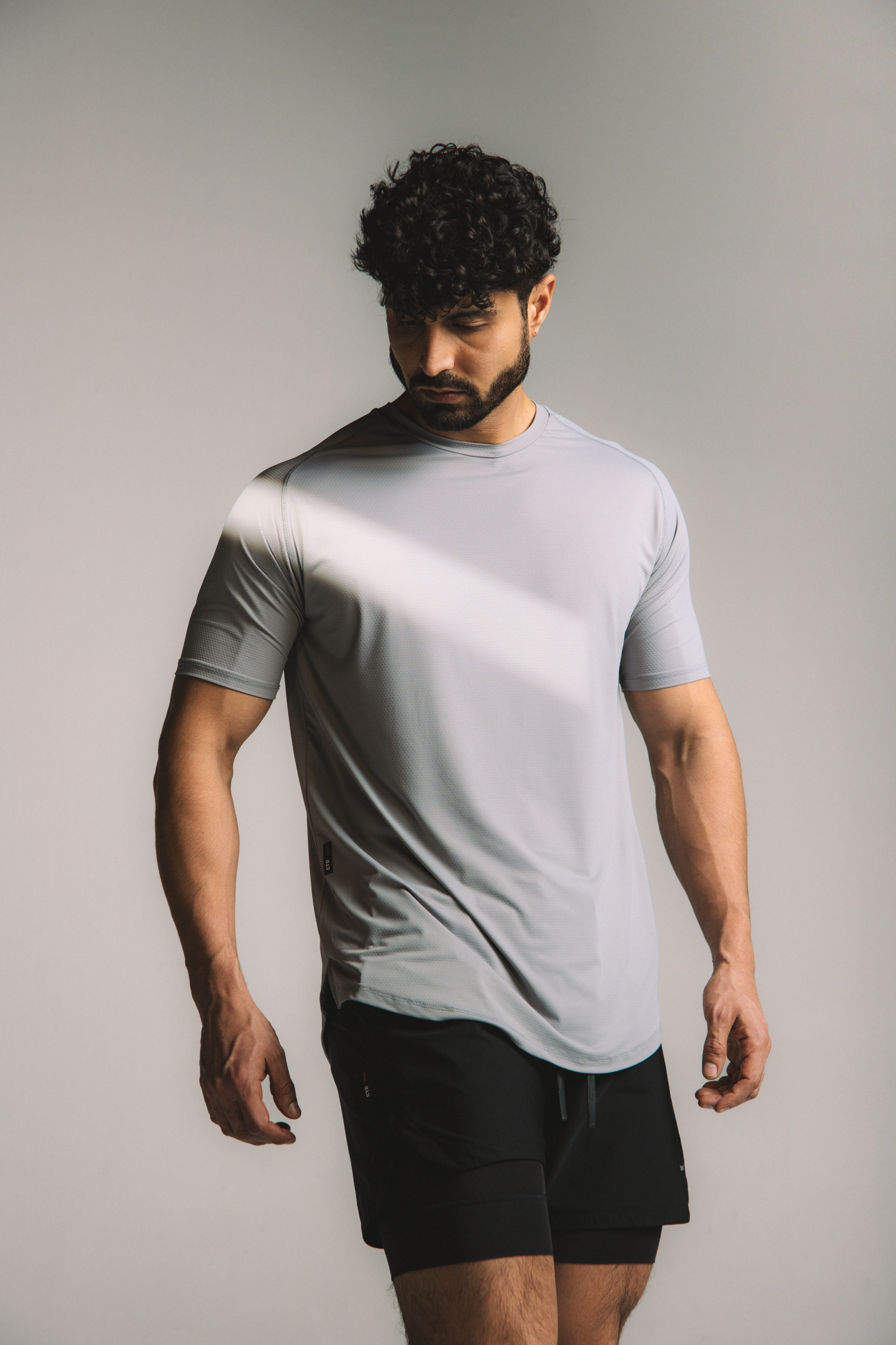Artial Performance Tee - Light Gray