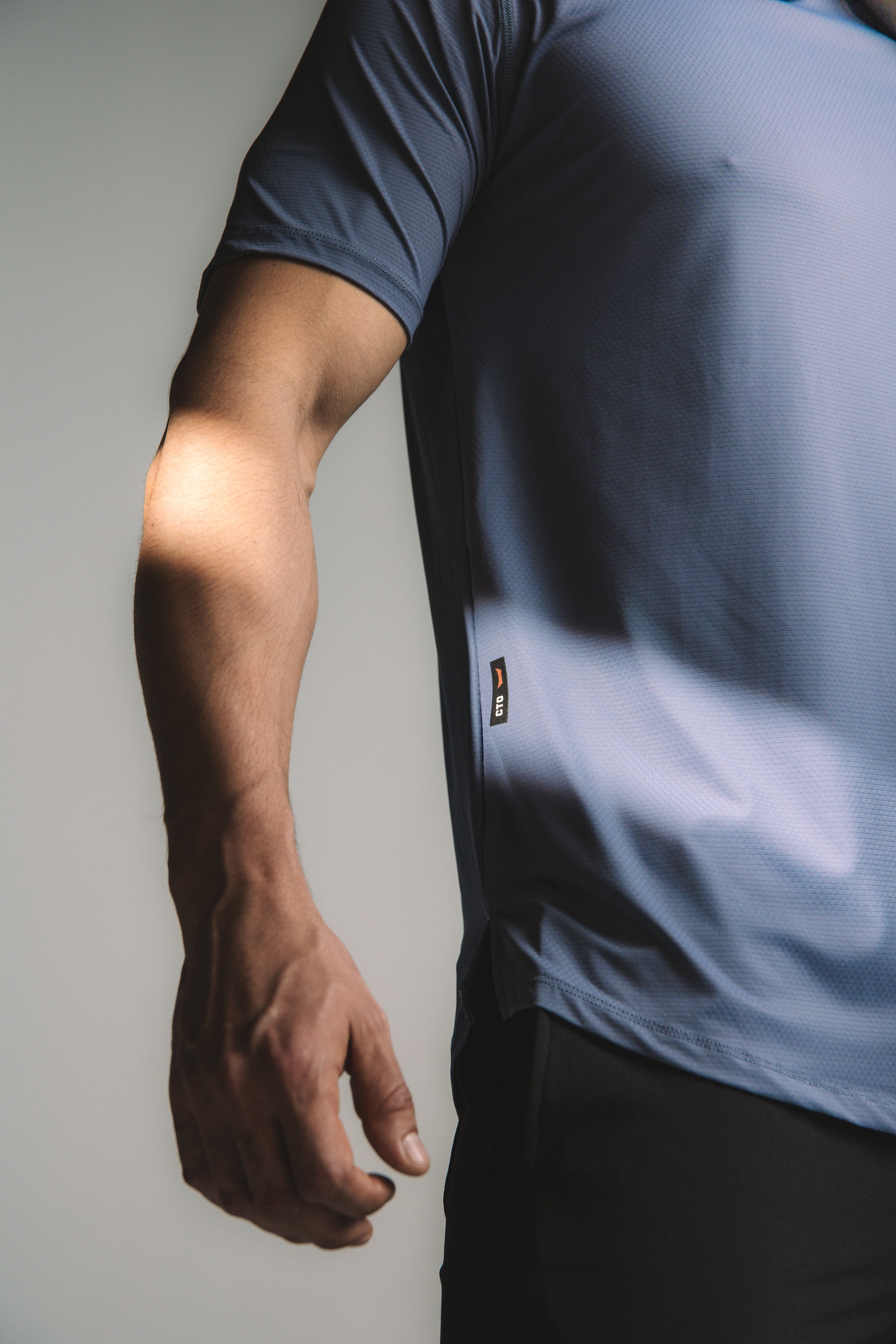 Artial Performance Tee - Steel Blue