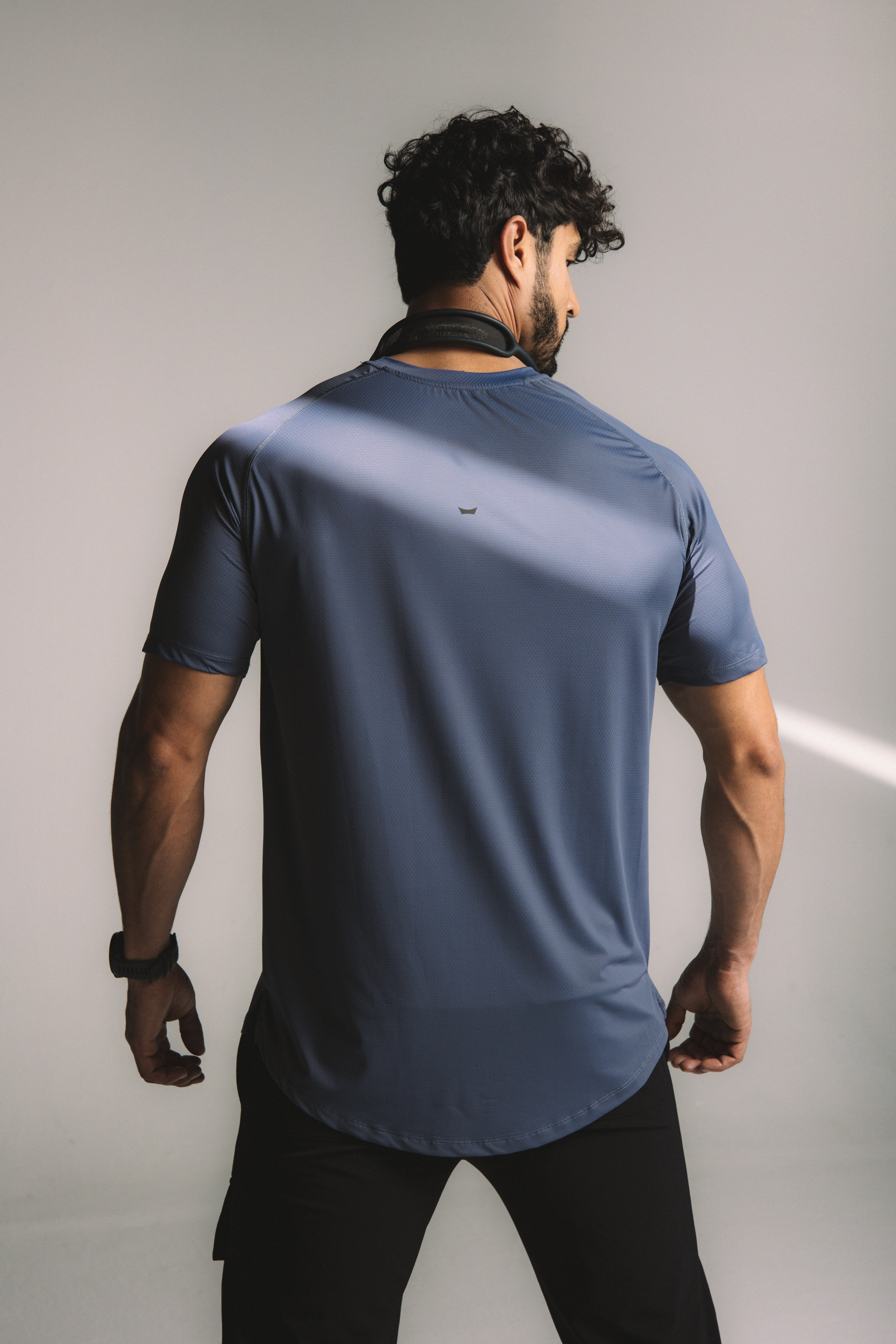 Artial Performance Tee - Steel Blue