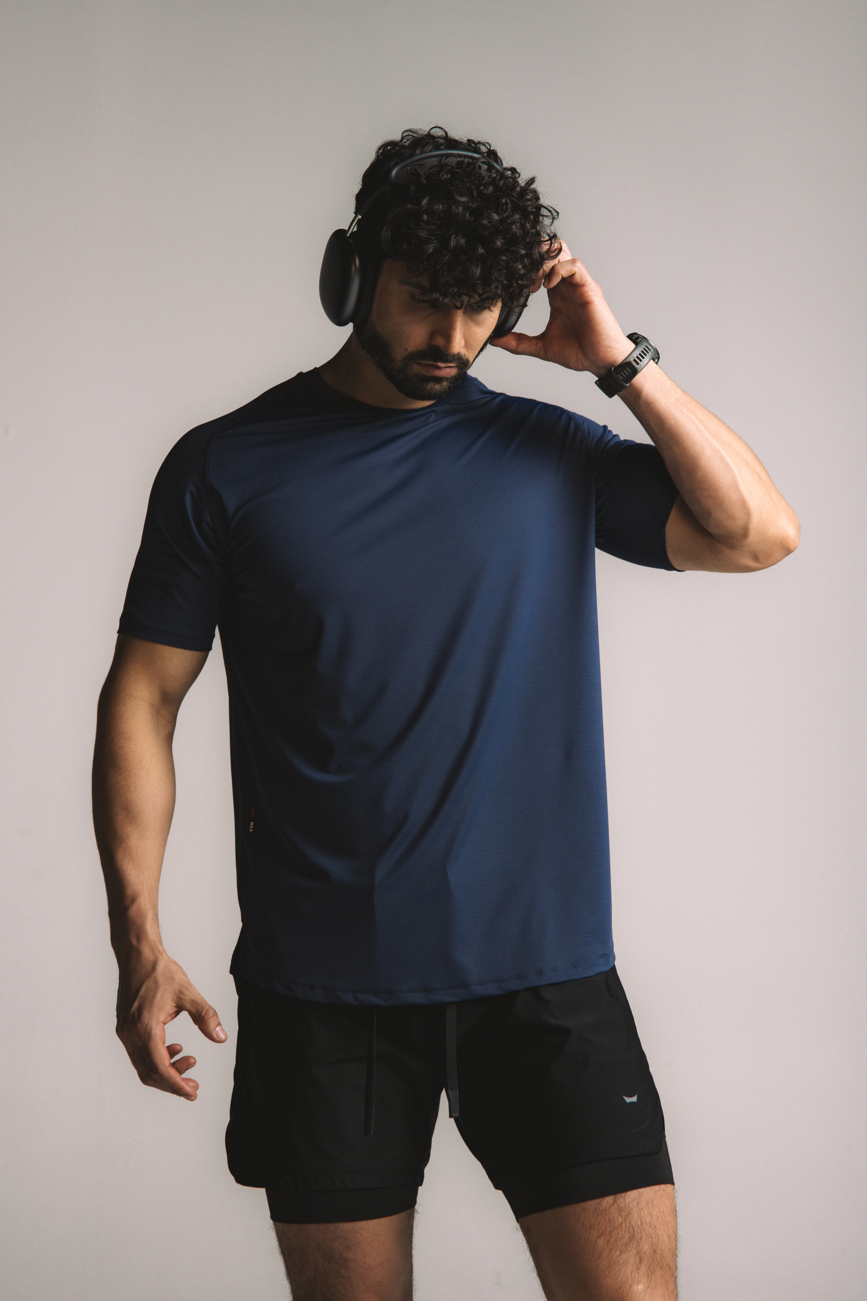 Artial Performance Tee - Navy Blue