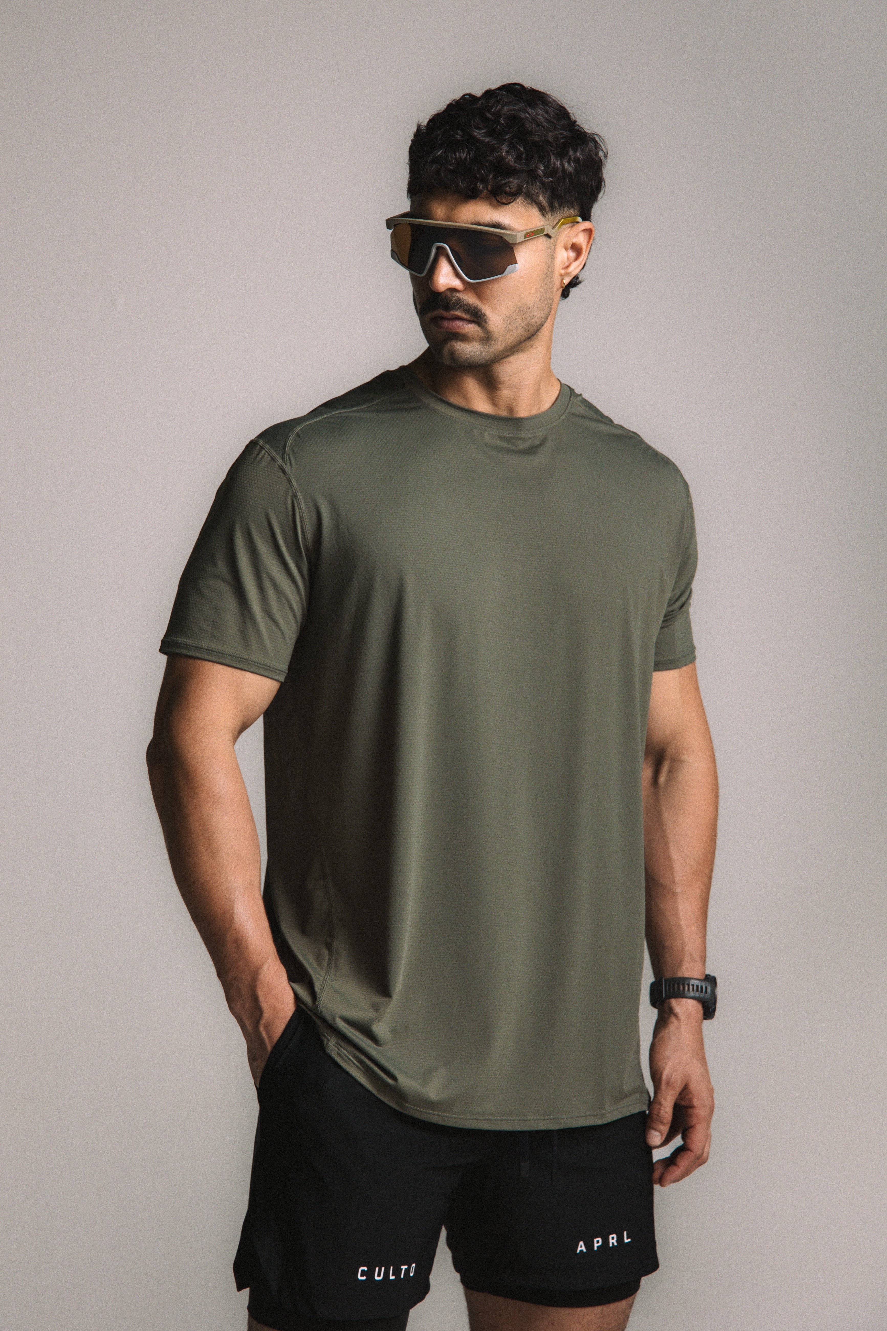 Artial Training Tee - Army Green