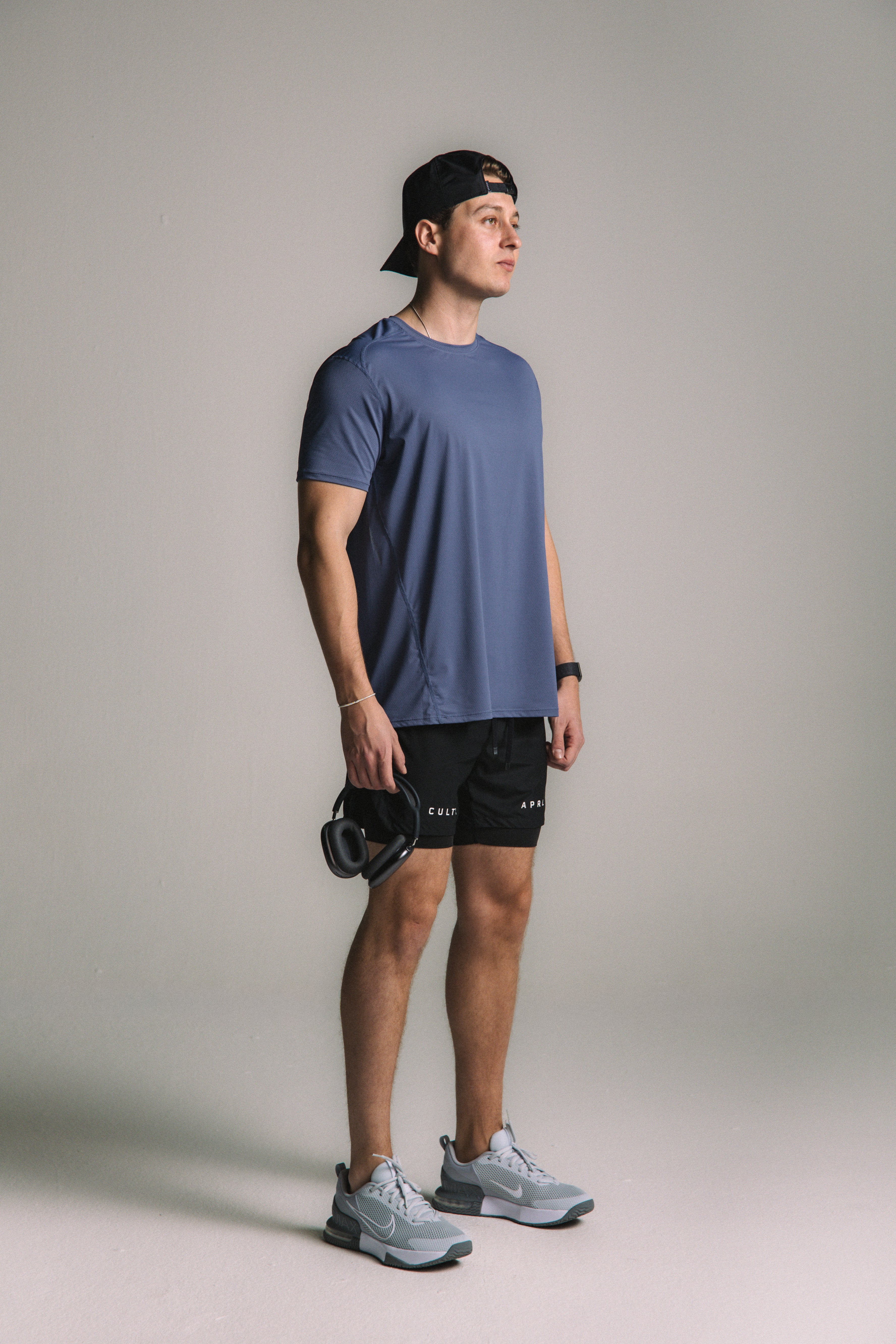 Artial Training Tee - Steel Blue