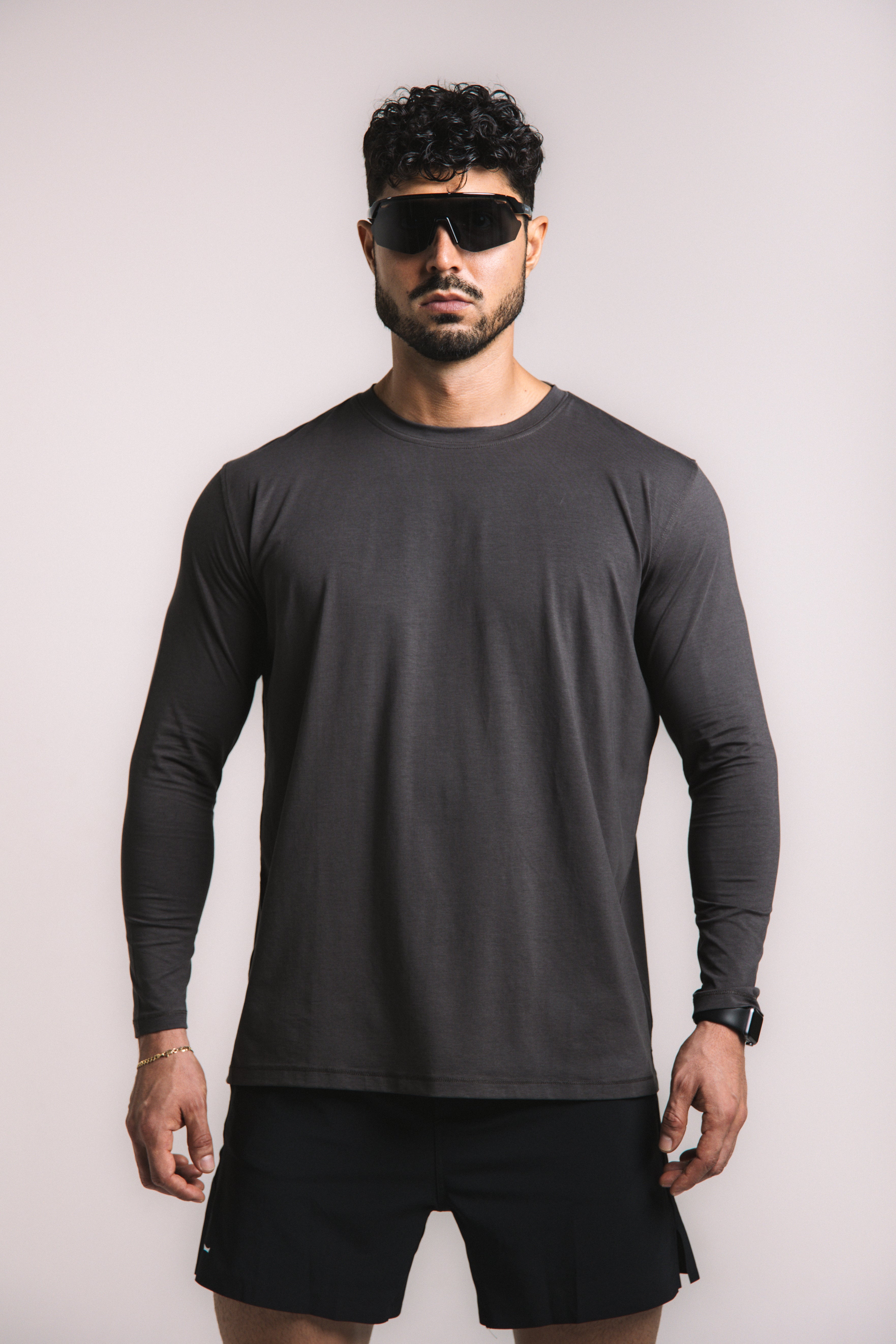 Lyocell Essential Long Sleeve - Dark Gray