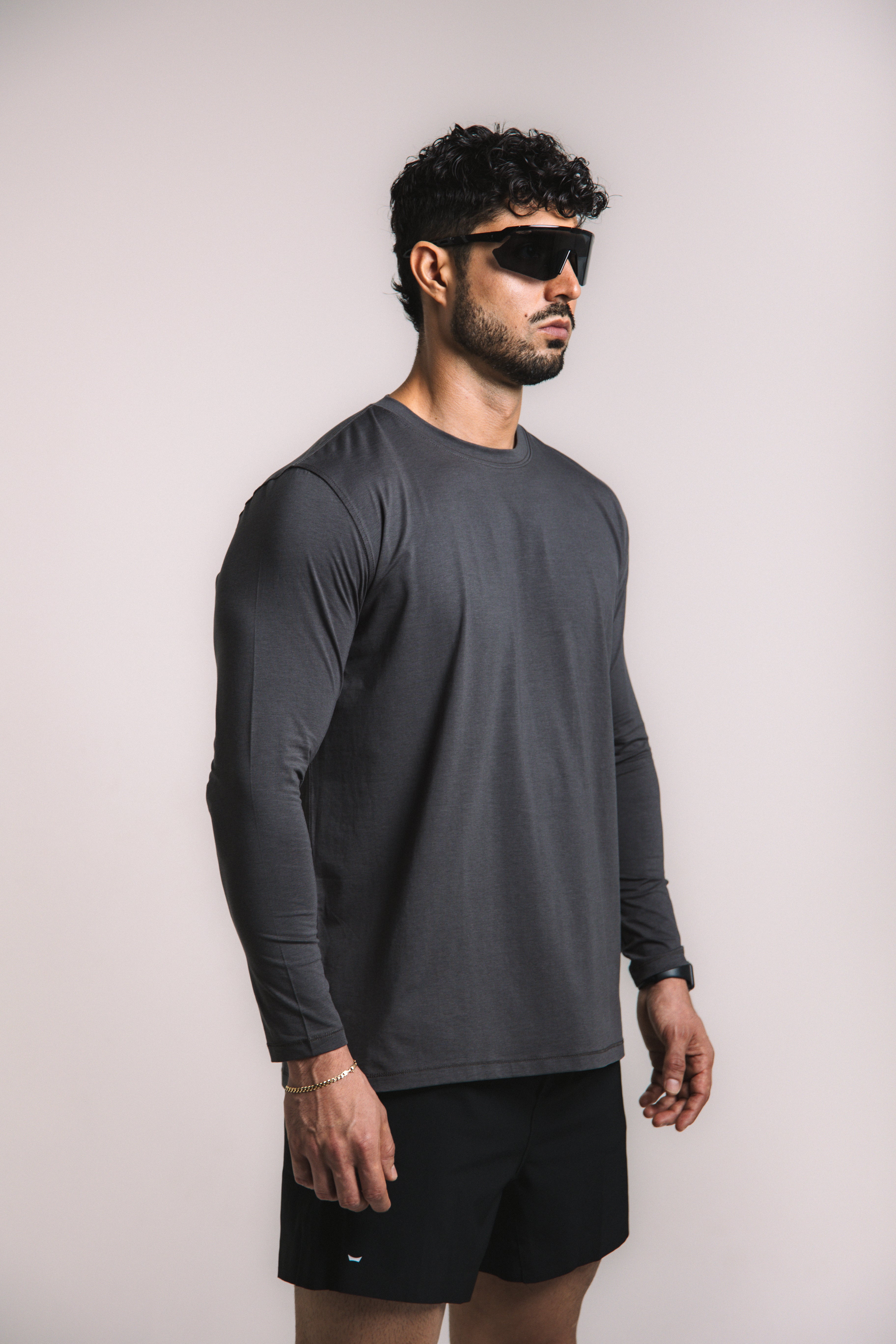 Lyocell Essential Long Sleeve - Dark Gray