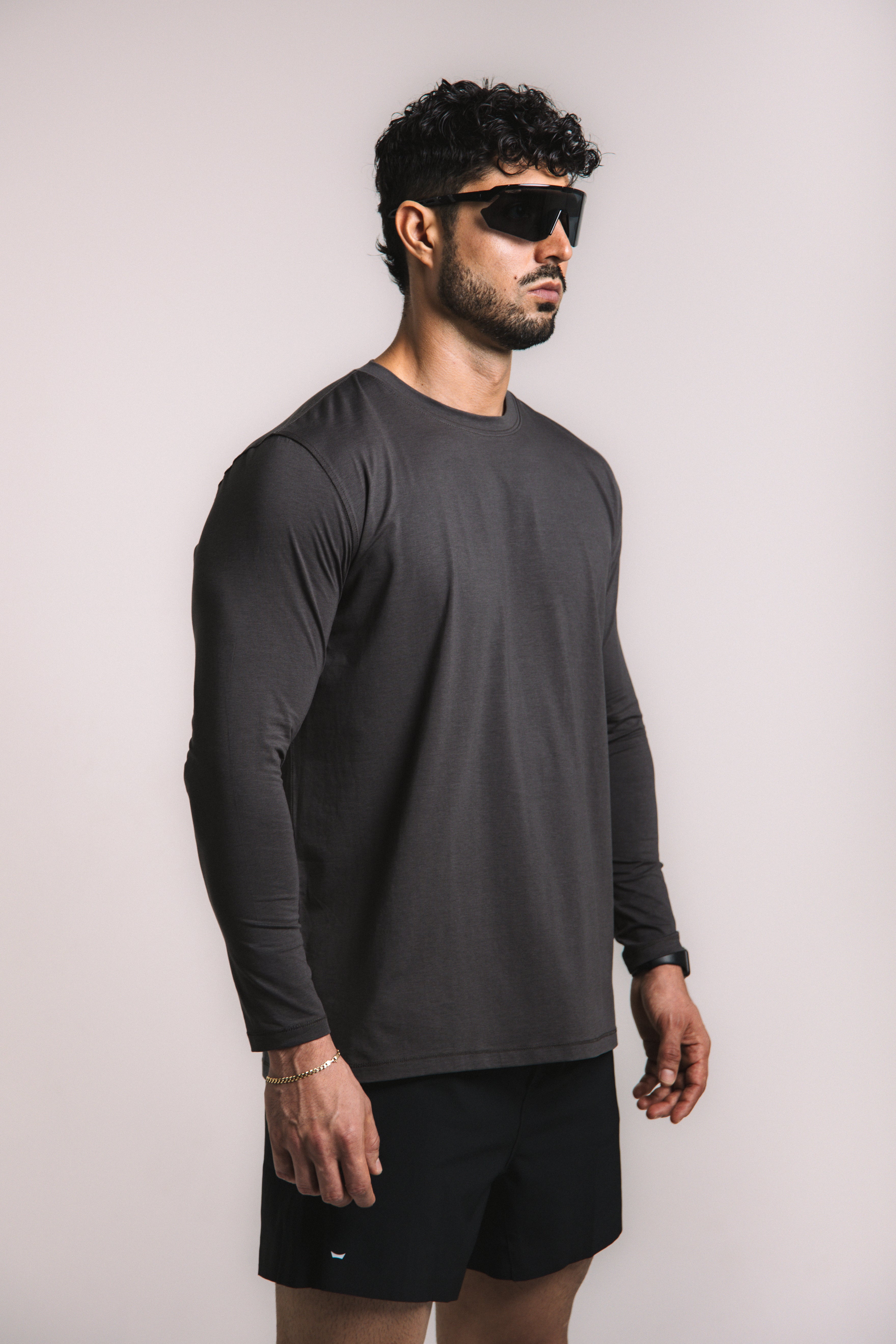 Lyocell Essential Long Sleeve - Dark Gray