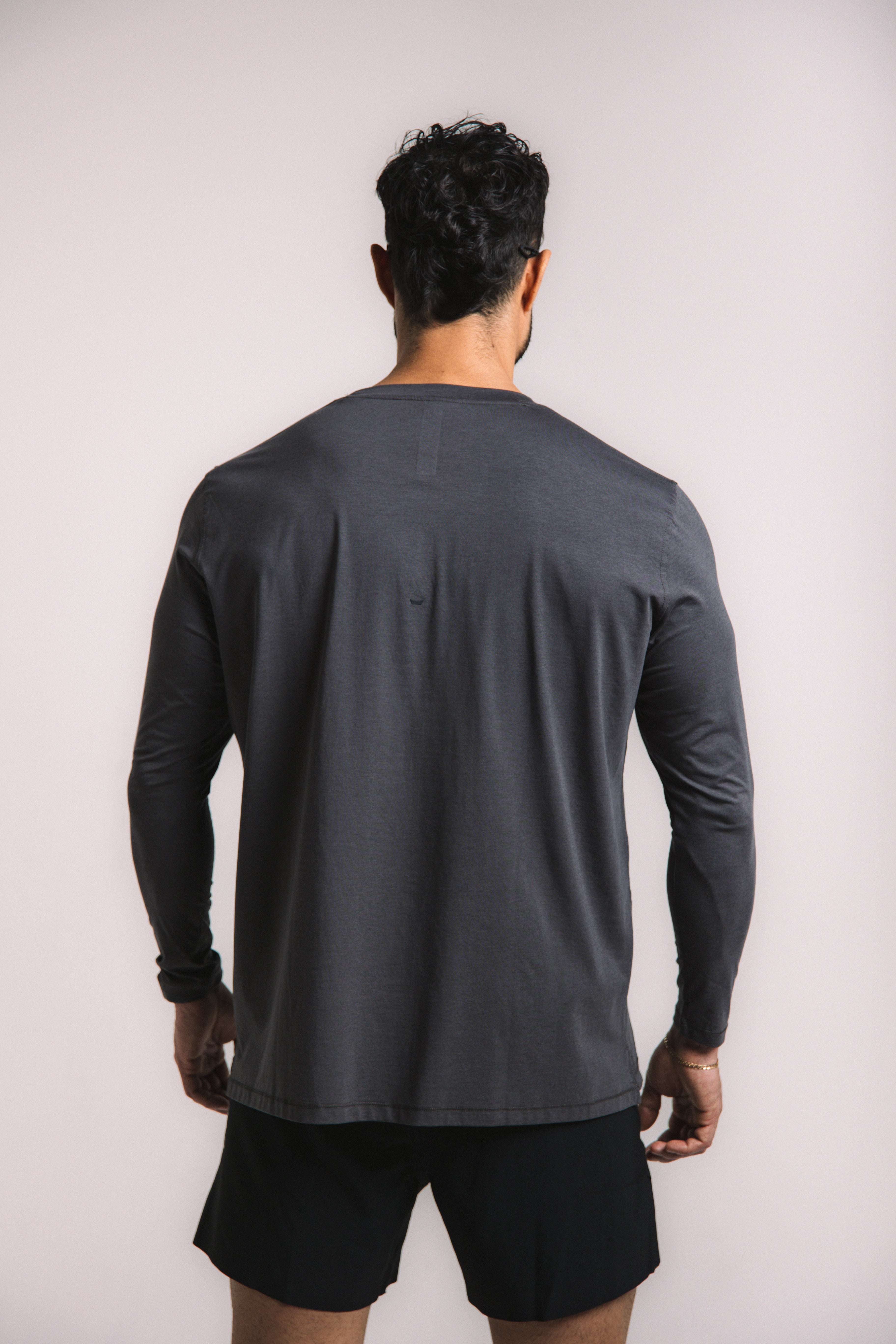 Lyocell Essential Long Sleeve - Dark Gray