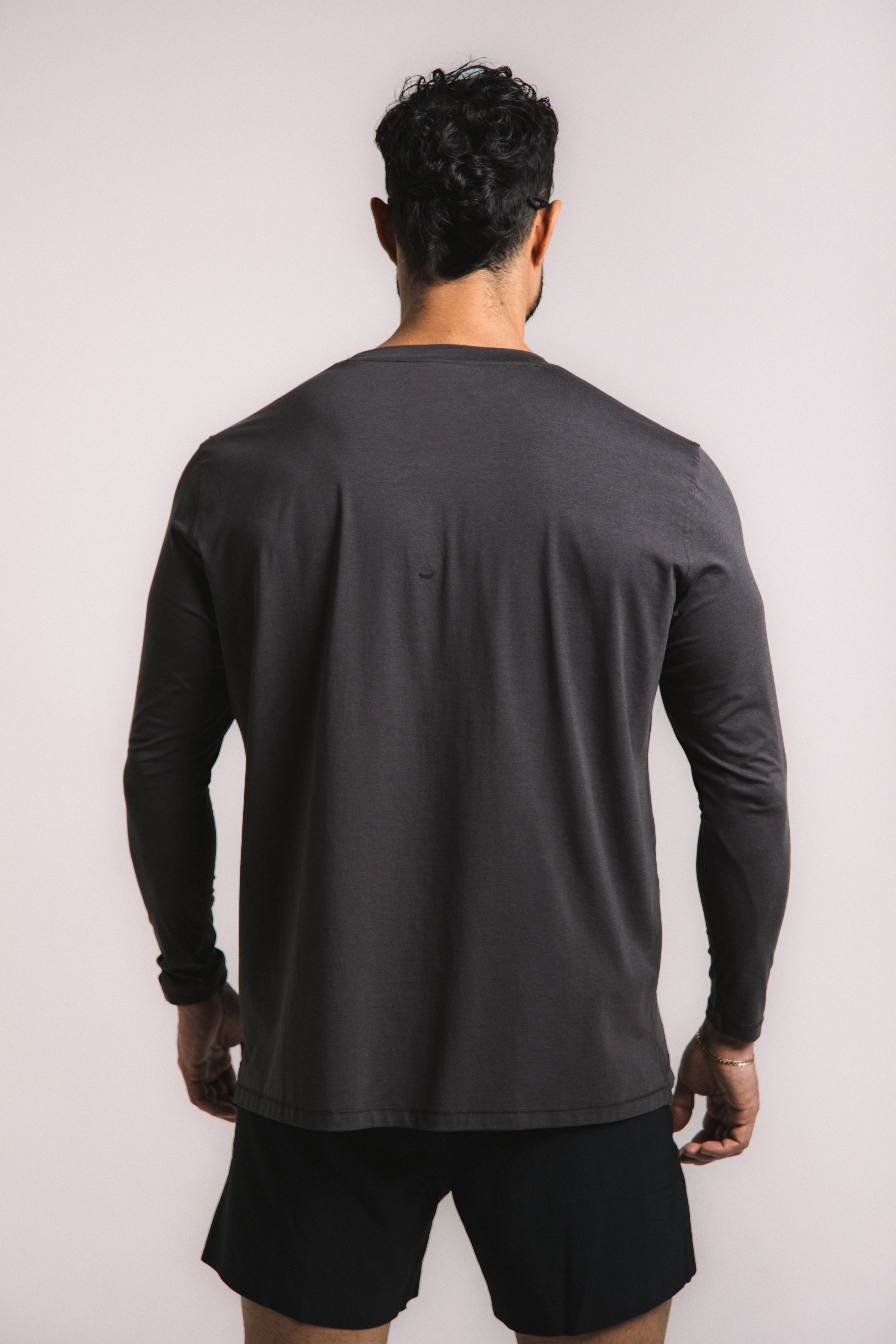 Lyocell Essential Long Sleeve - Dark Gray