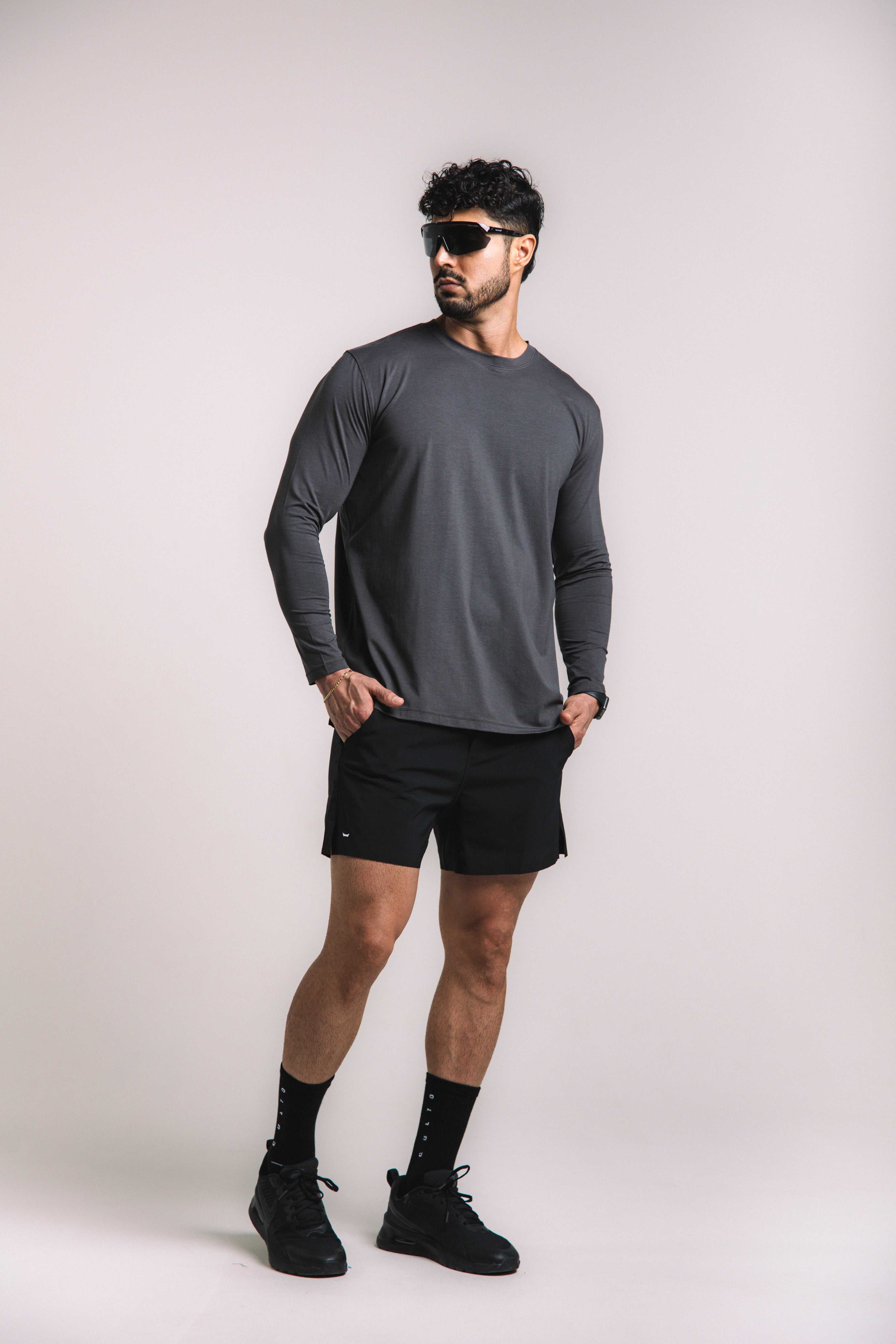 Lyocell Essential Long Sleeve - Dark Gray