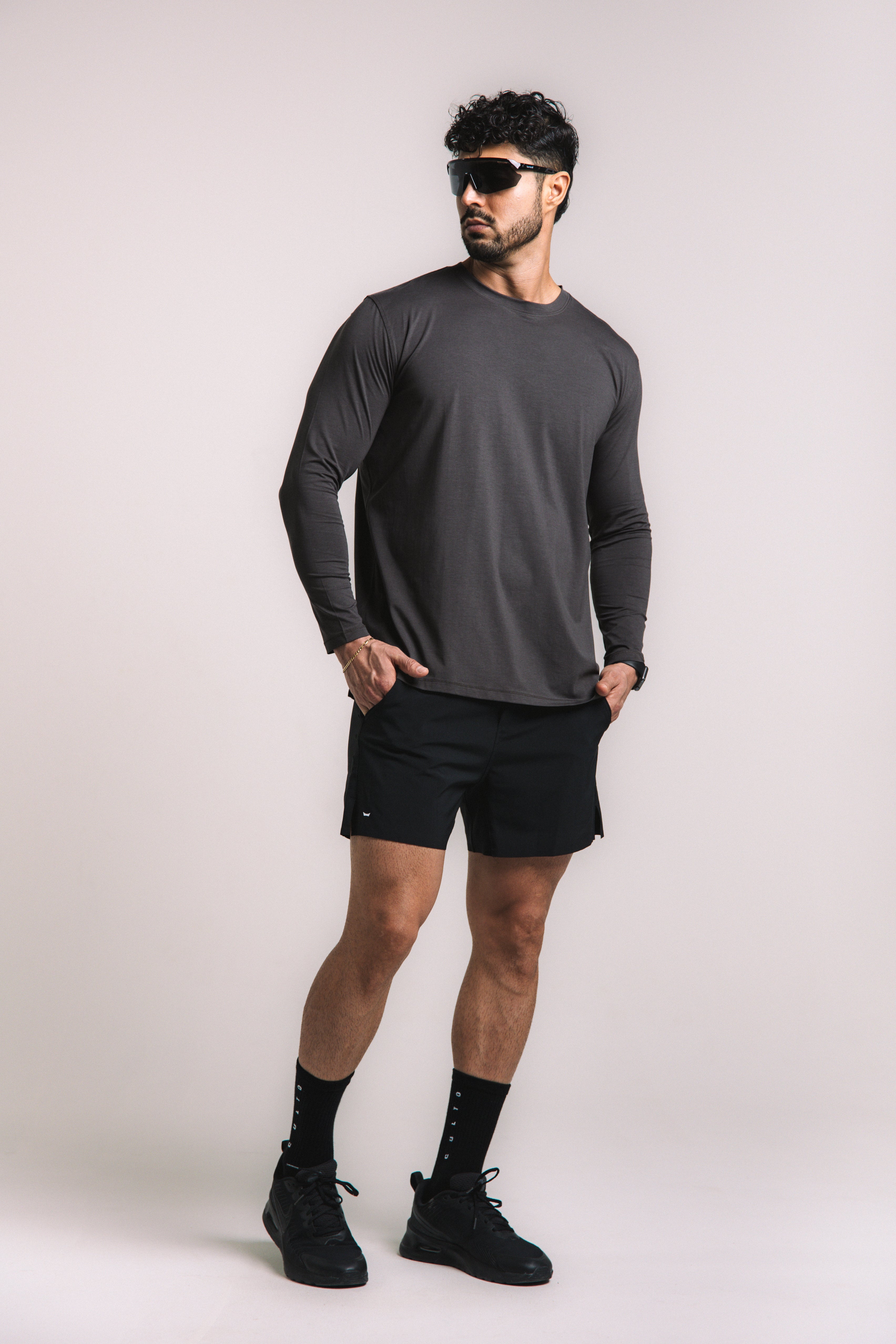 Lyocell Essential Long Sleeve - Dark Gray