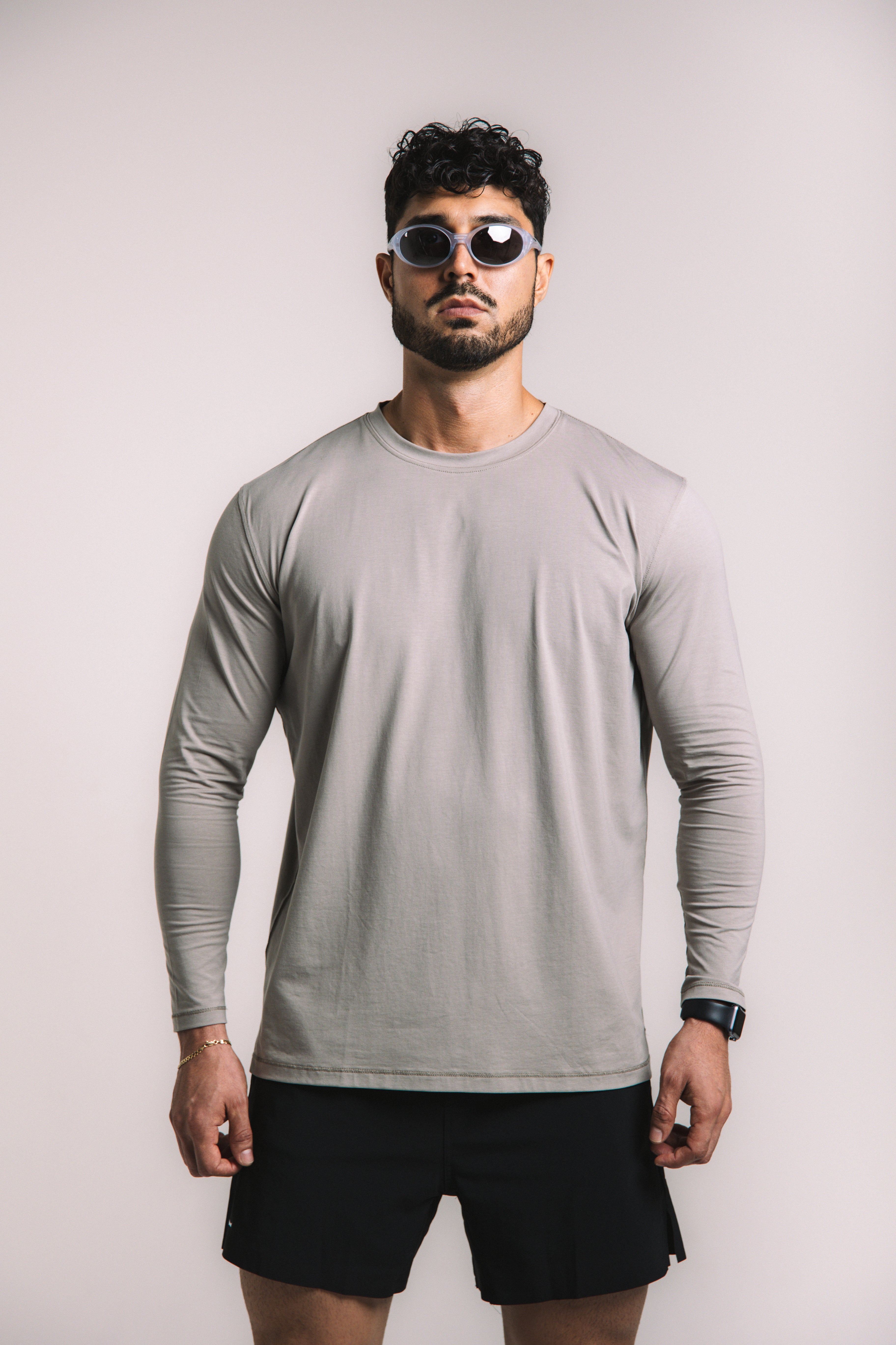 Lyocell Essential Long Sleeve - Taupe