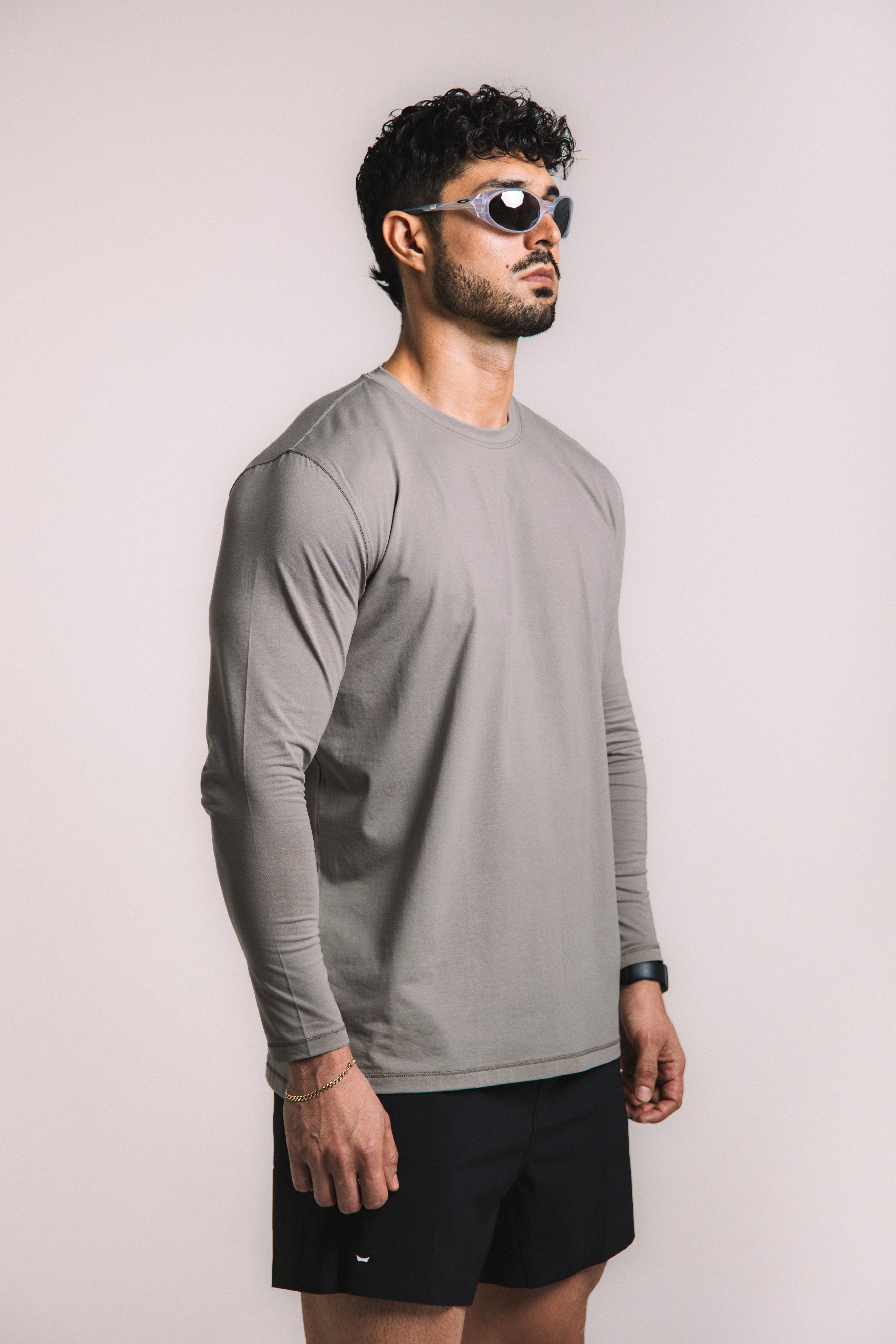 Lyocell Essential Long Sleeve - Taupe