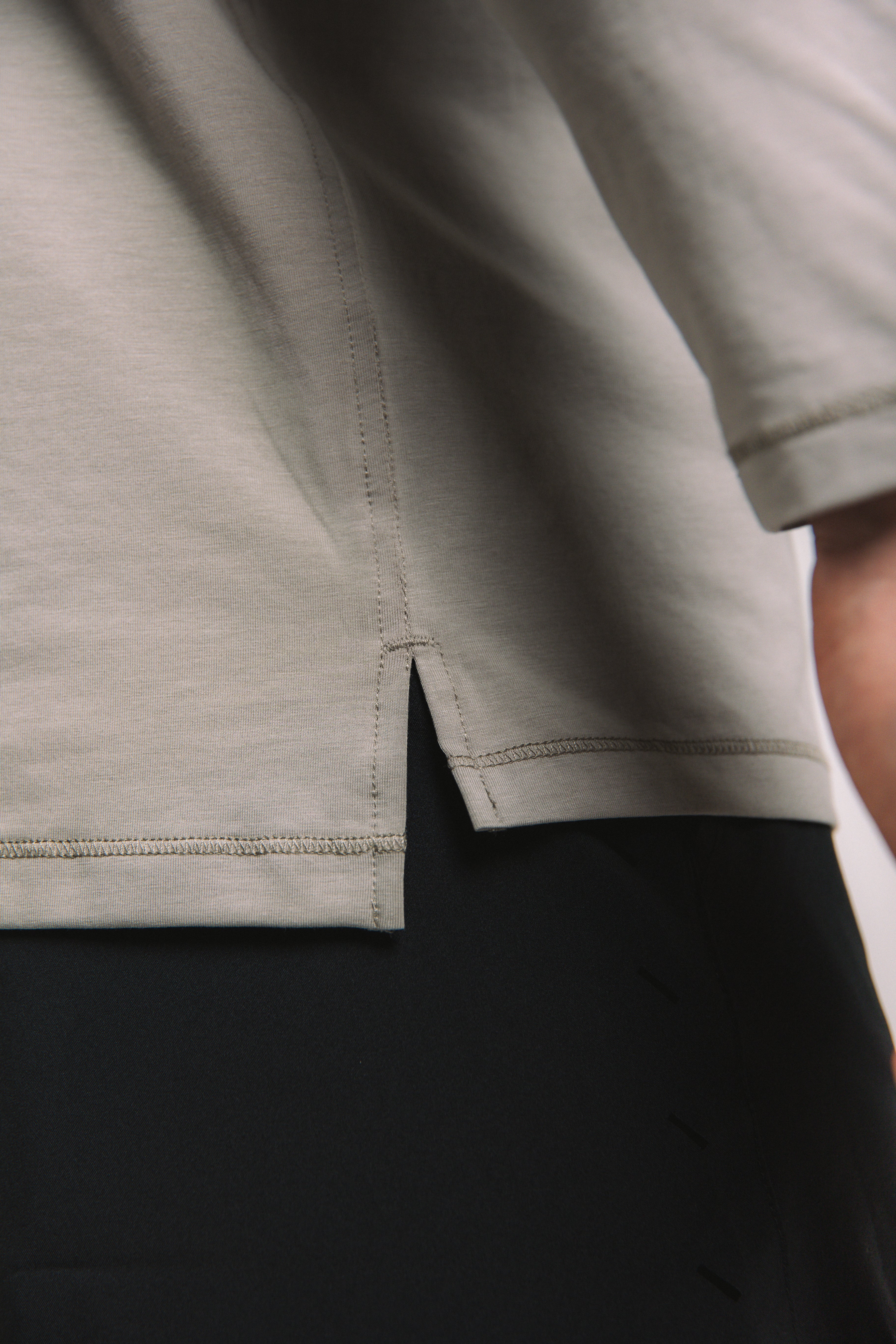 Lyocell Essential Long Sleeve - Taupe