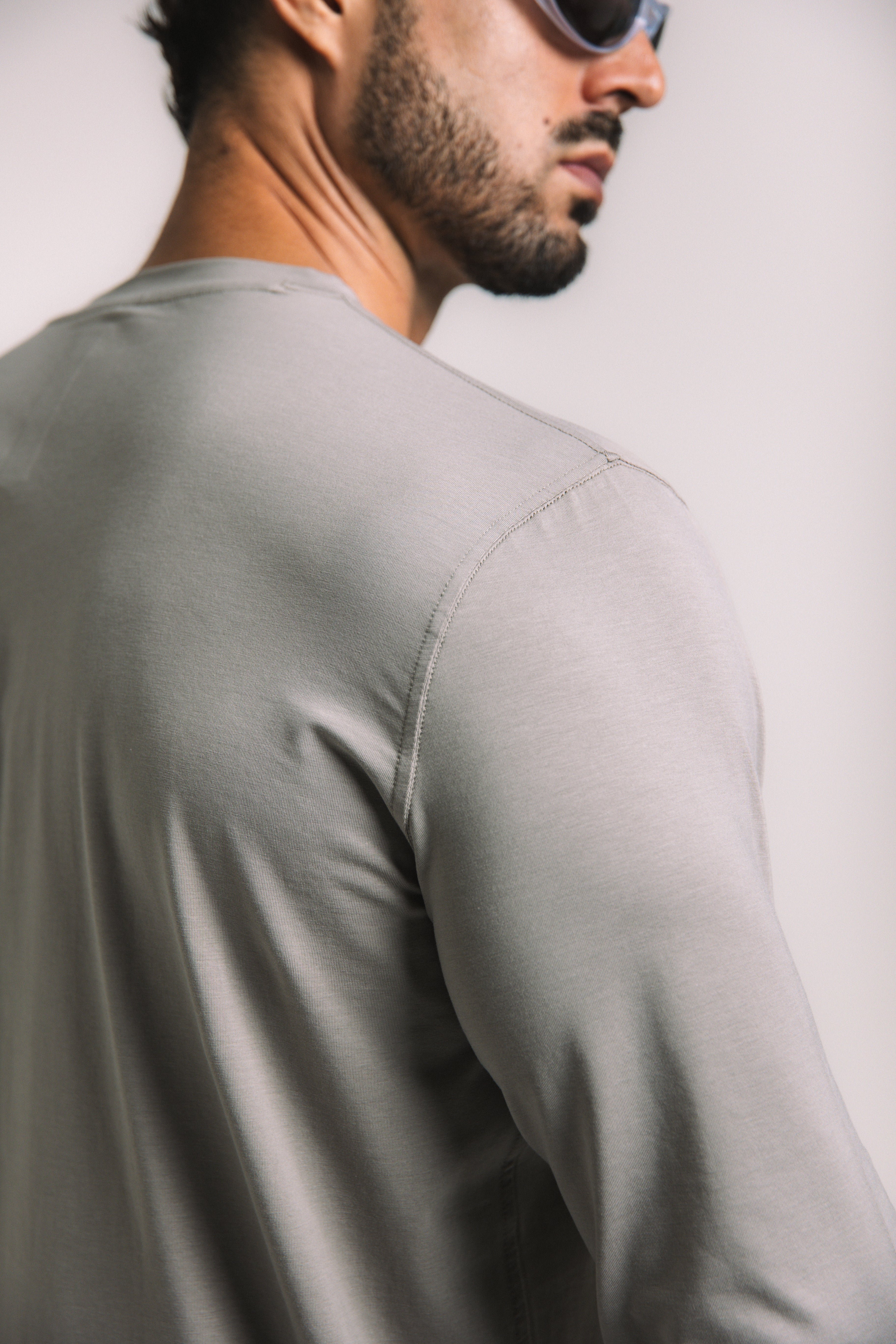 Lyocell Essential Long Sleeve - Taupe