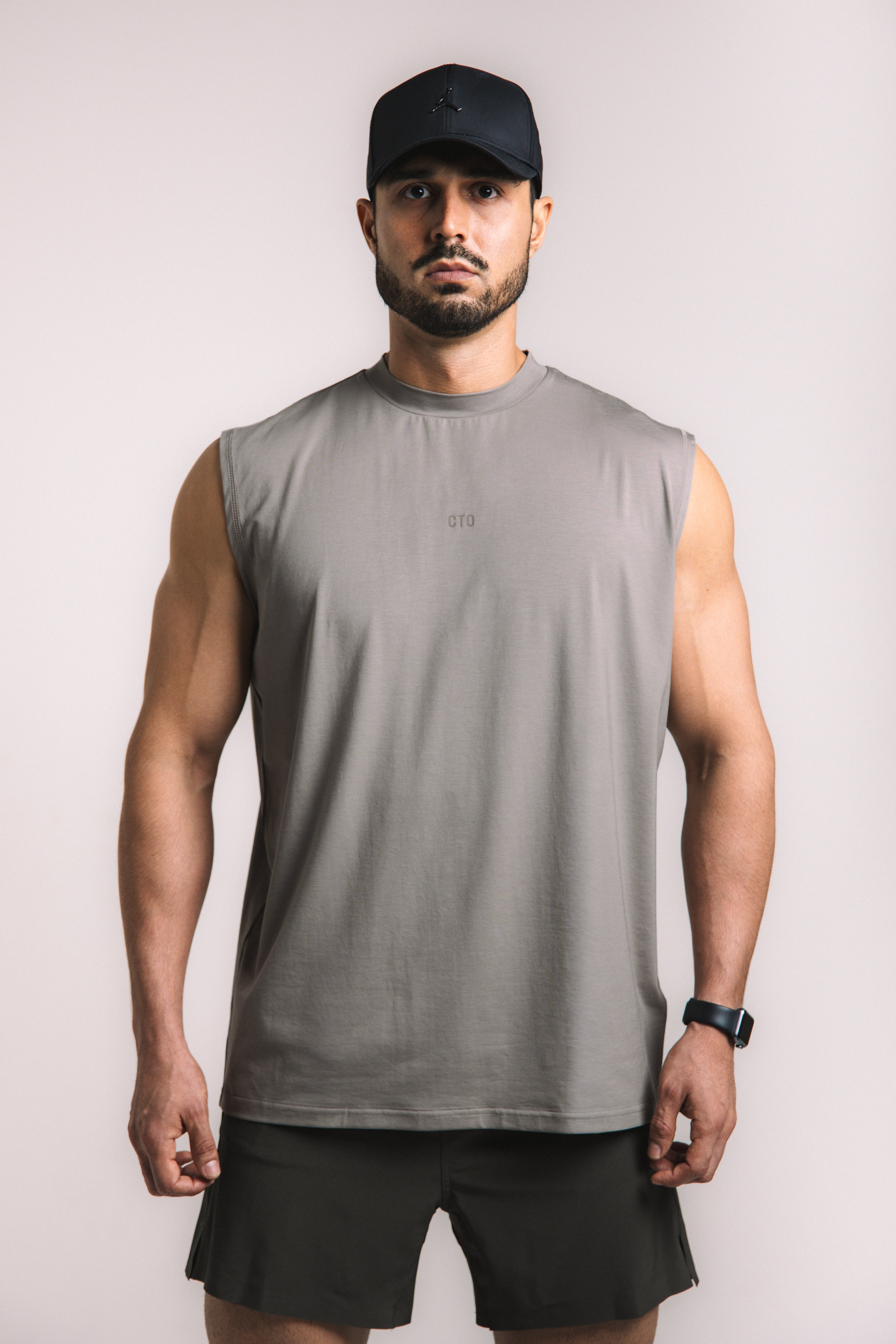 Lyocell Essential Tank V1 - Taupe