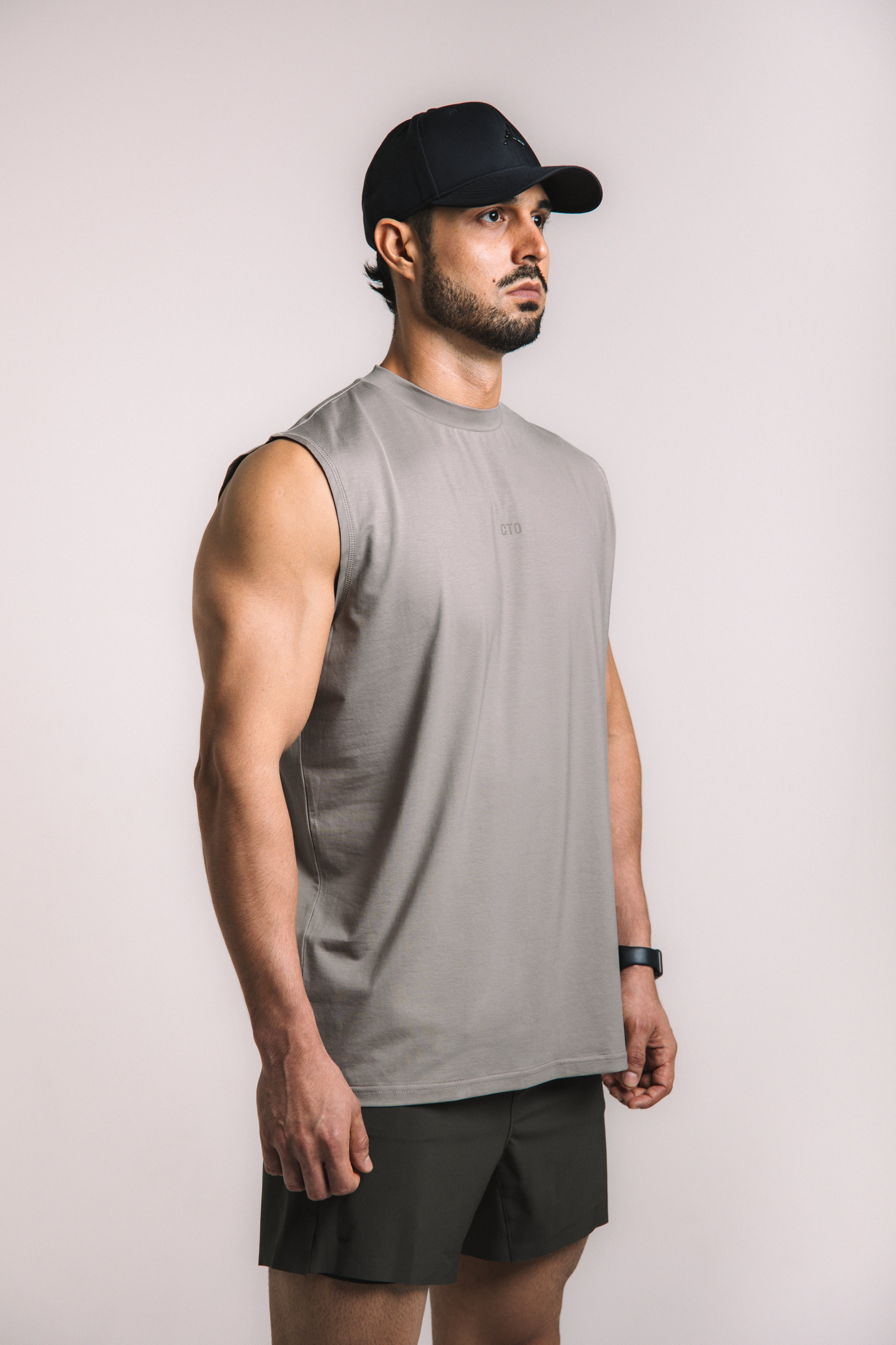 Lyocell Essential Tank V1 - Taupe