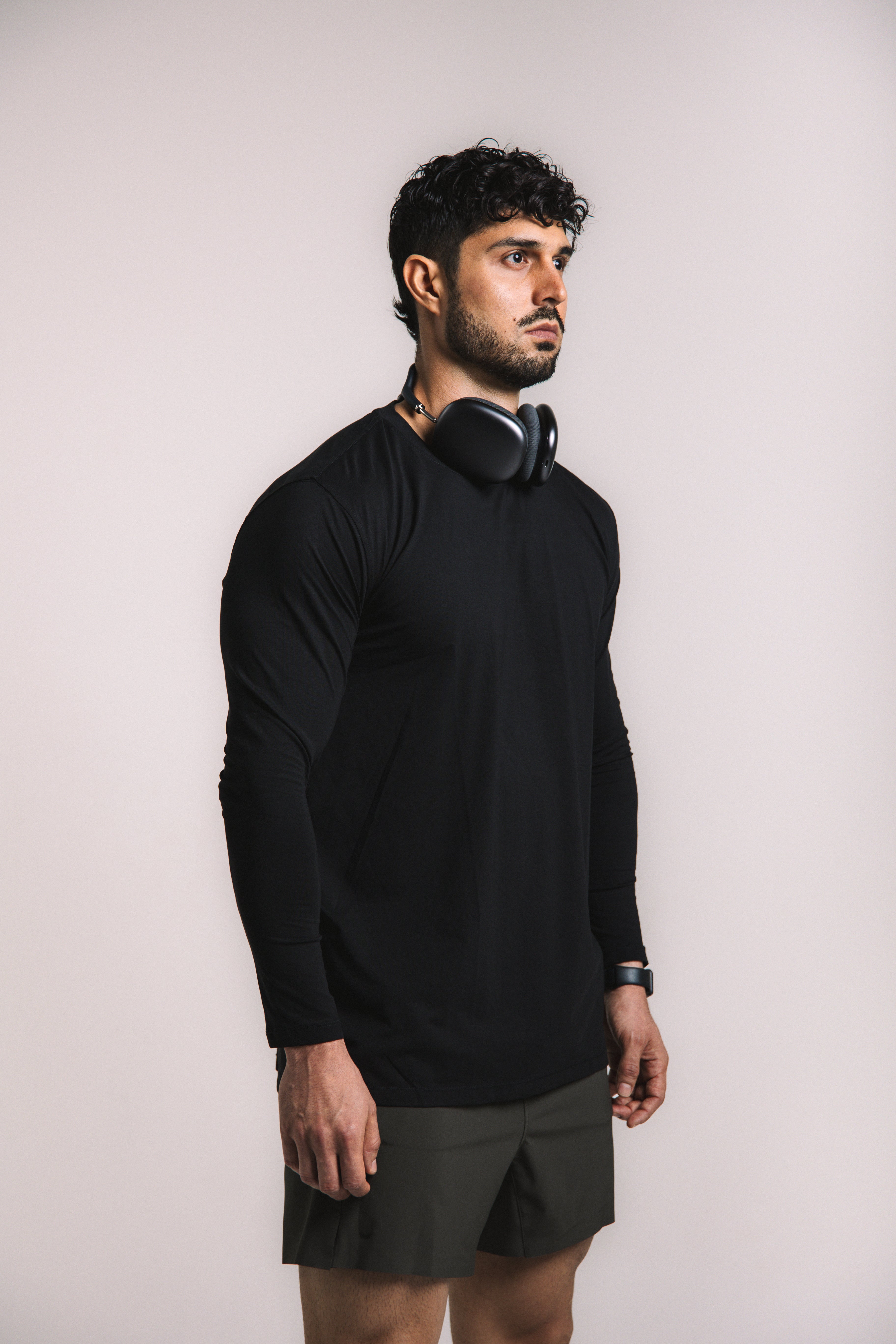 Lyocell Essential Long Sleeve - Black