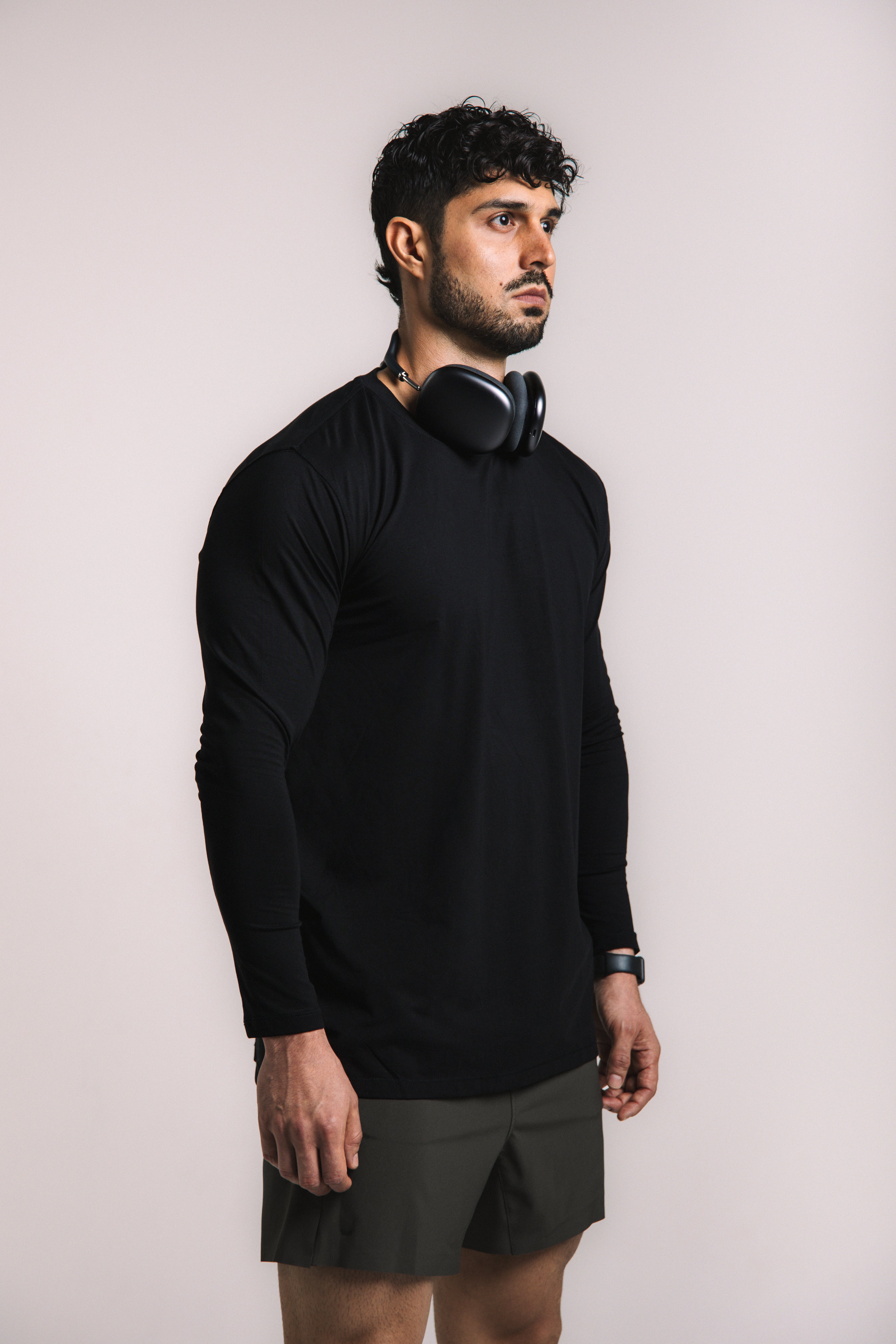 Lyocell Essential Long Sleeve - Black
