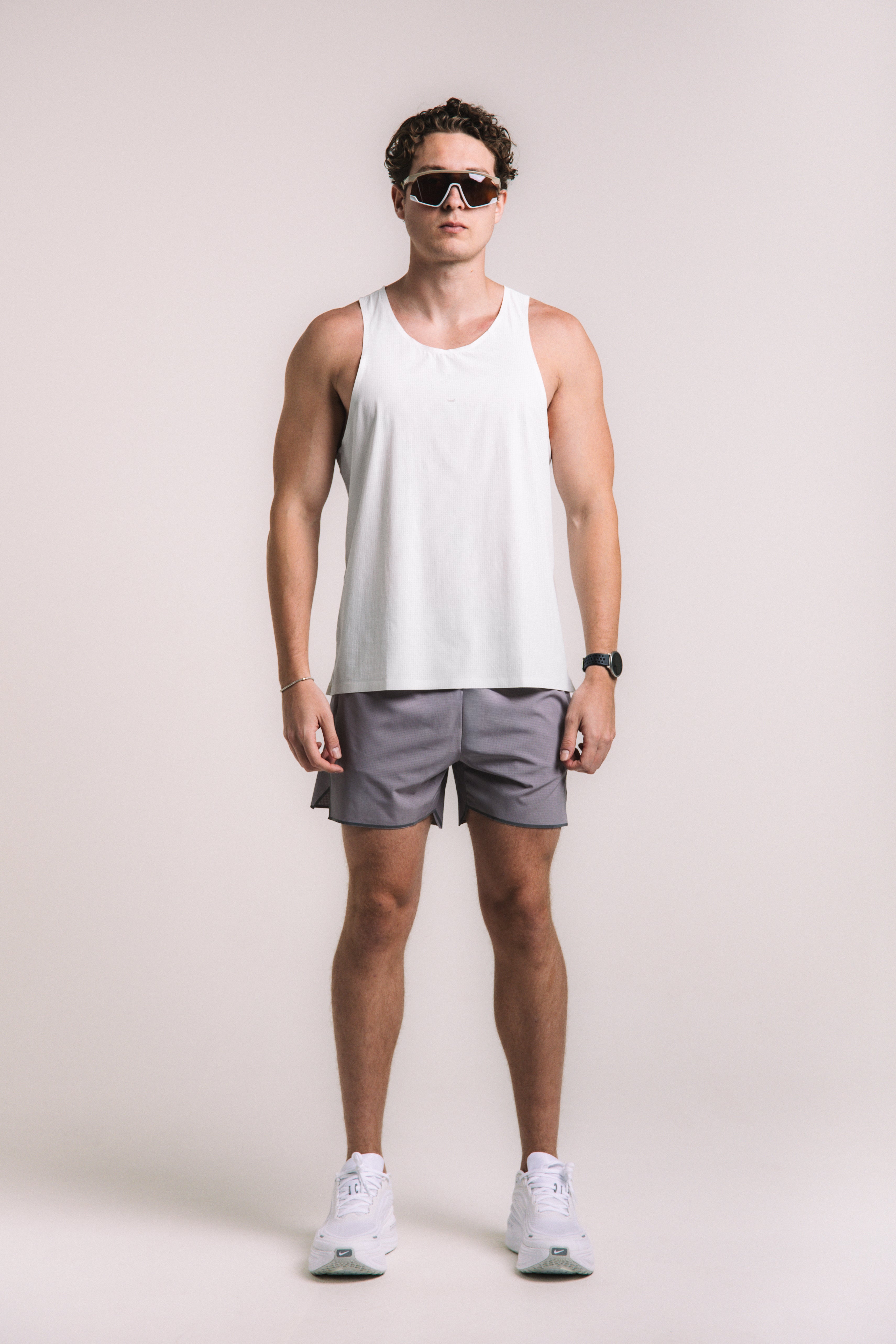 AirGrid Linerless Short - Purple Gray