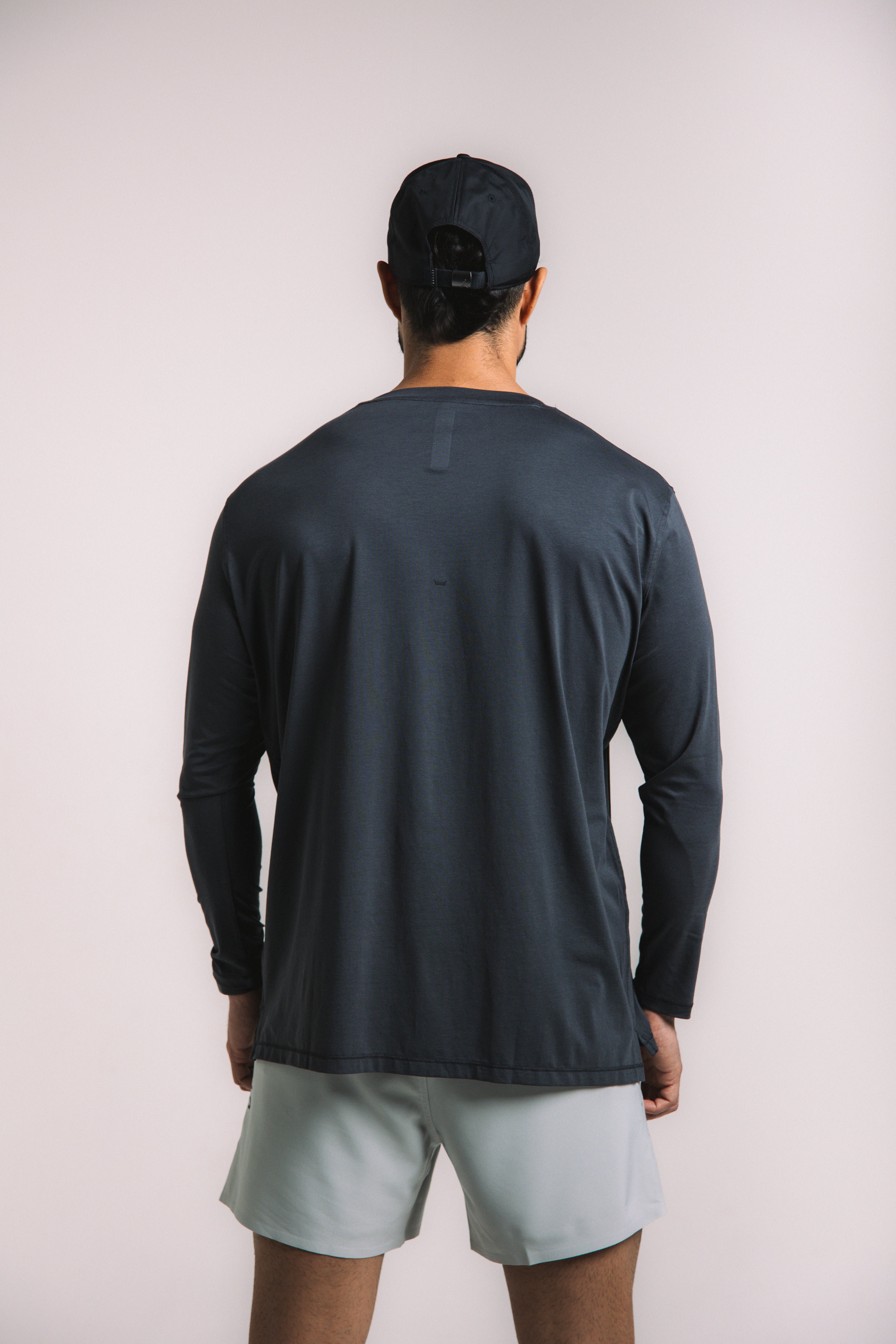 Lyocell Essential Long Sleeve - Navy Blue