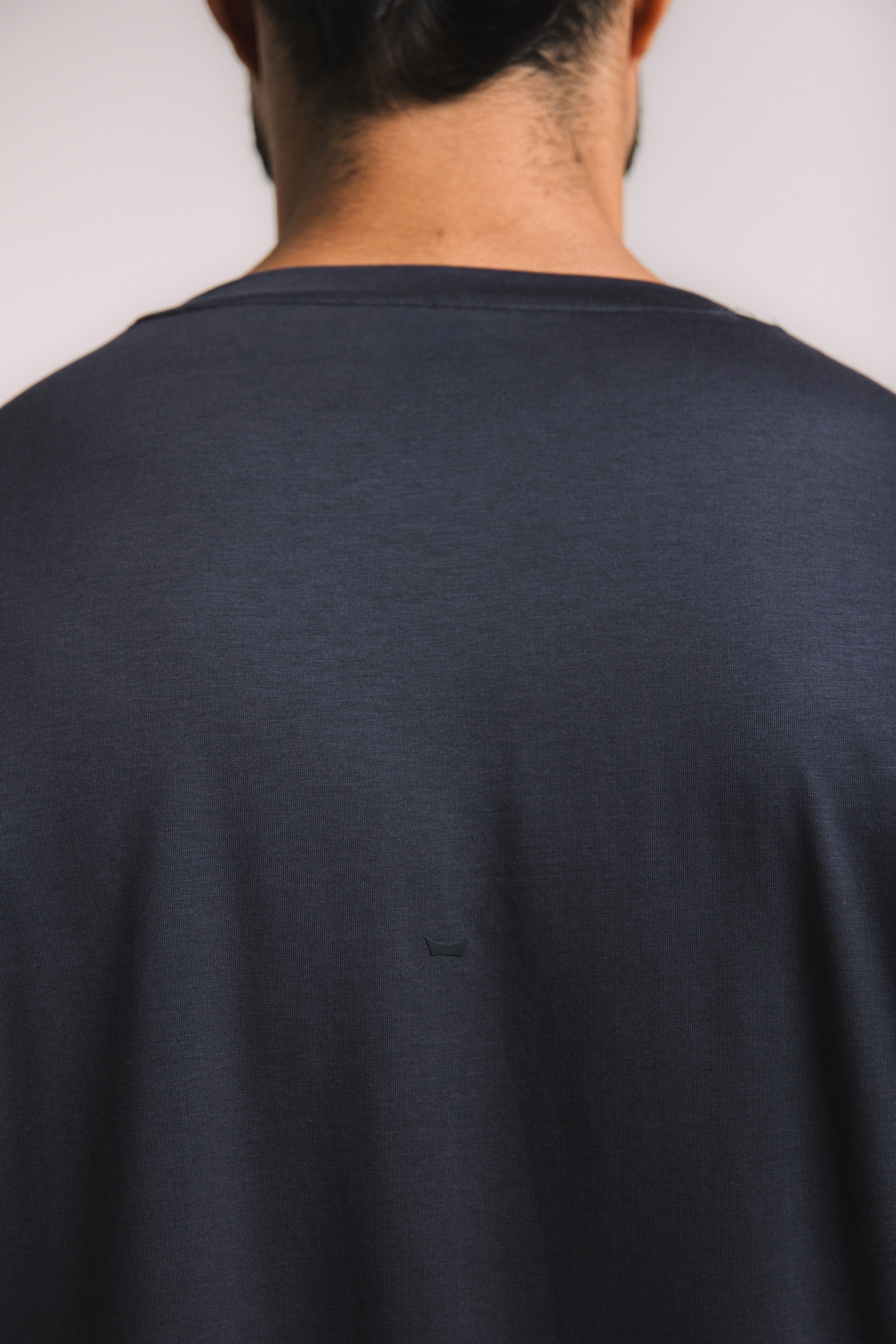 Lyocell Essential Long Sleeve - Navy Blue