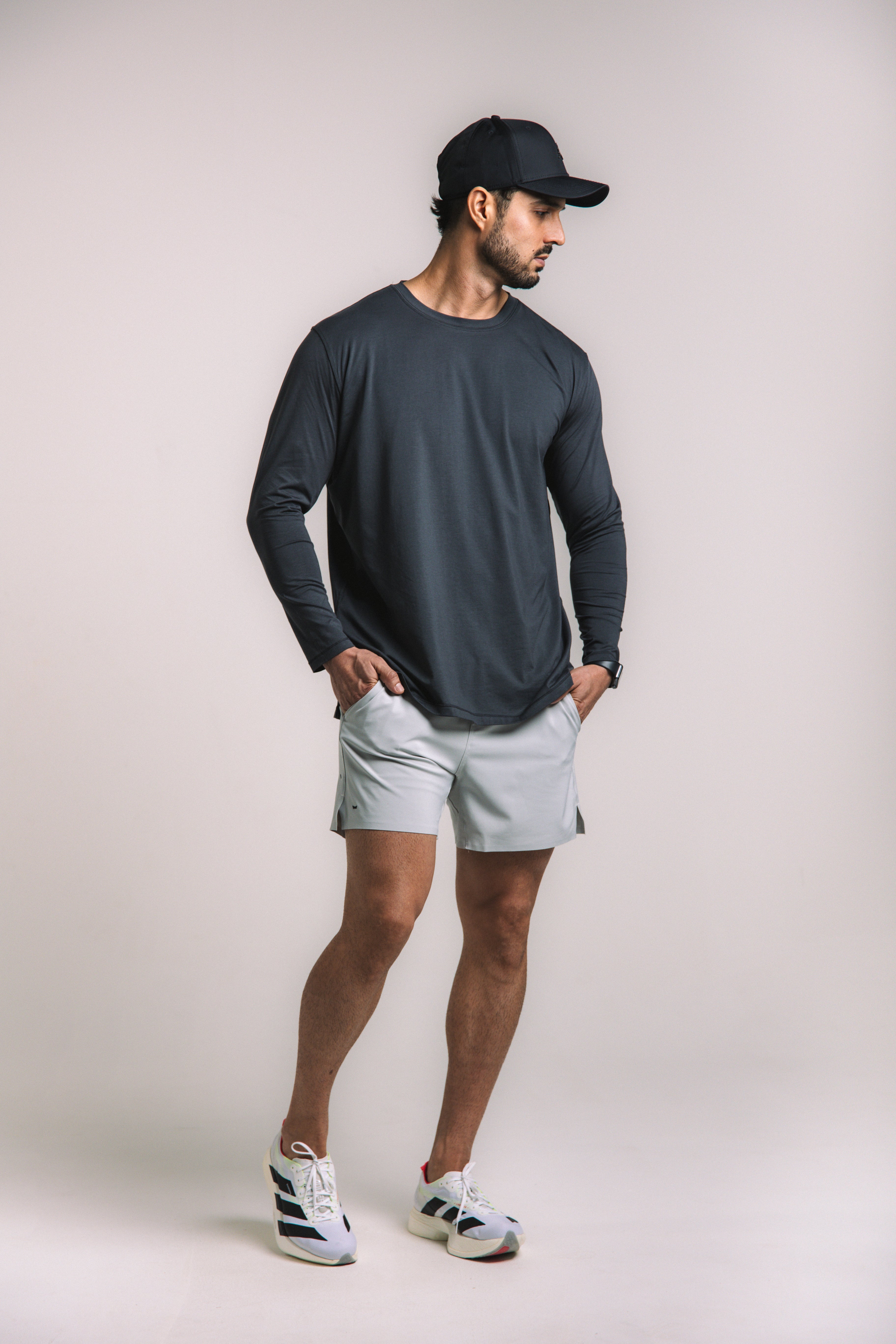 Lyocell Essential Long Sleeve - Navy Blue