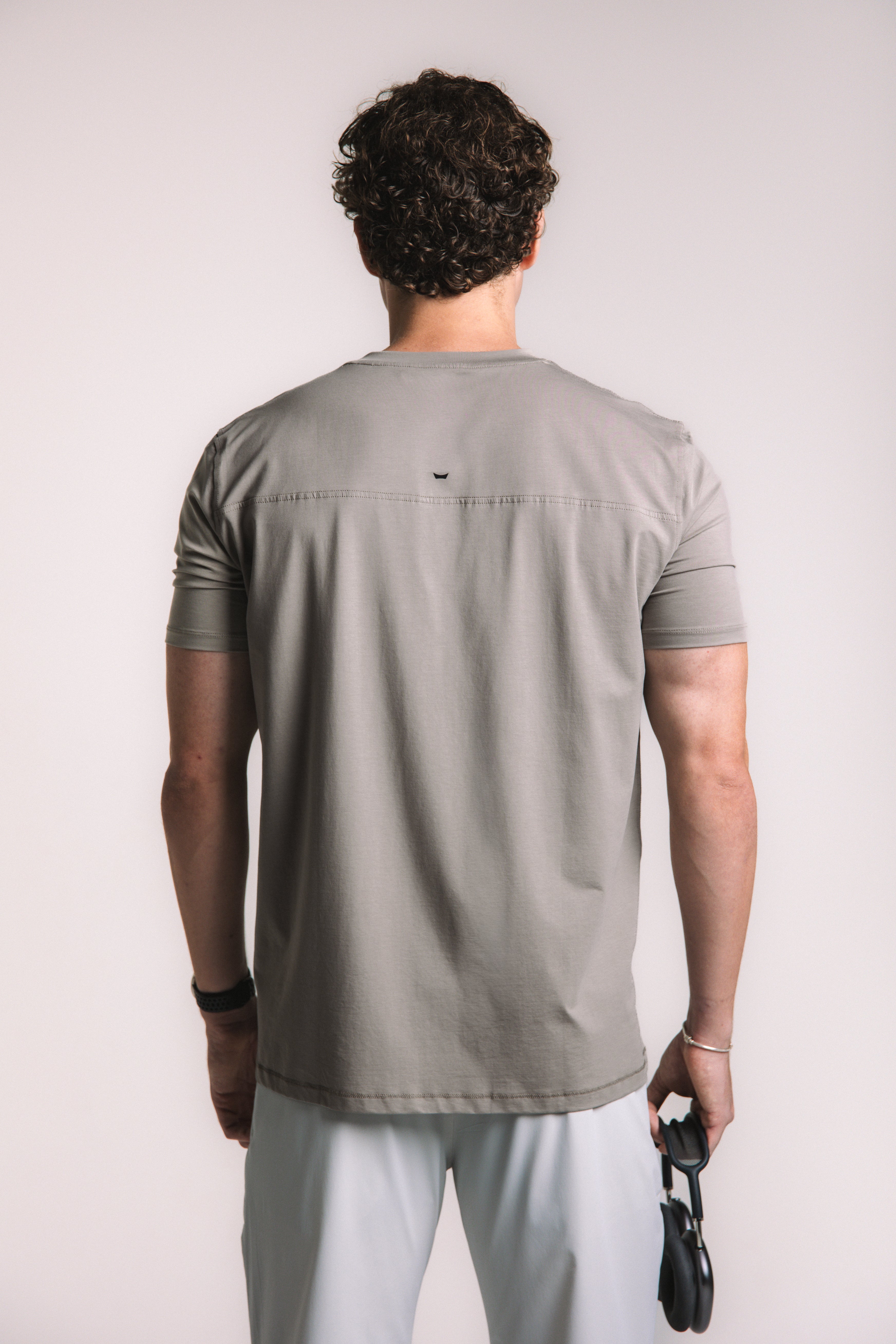 Lyocell Essential Tee - Taupe