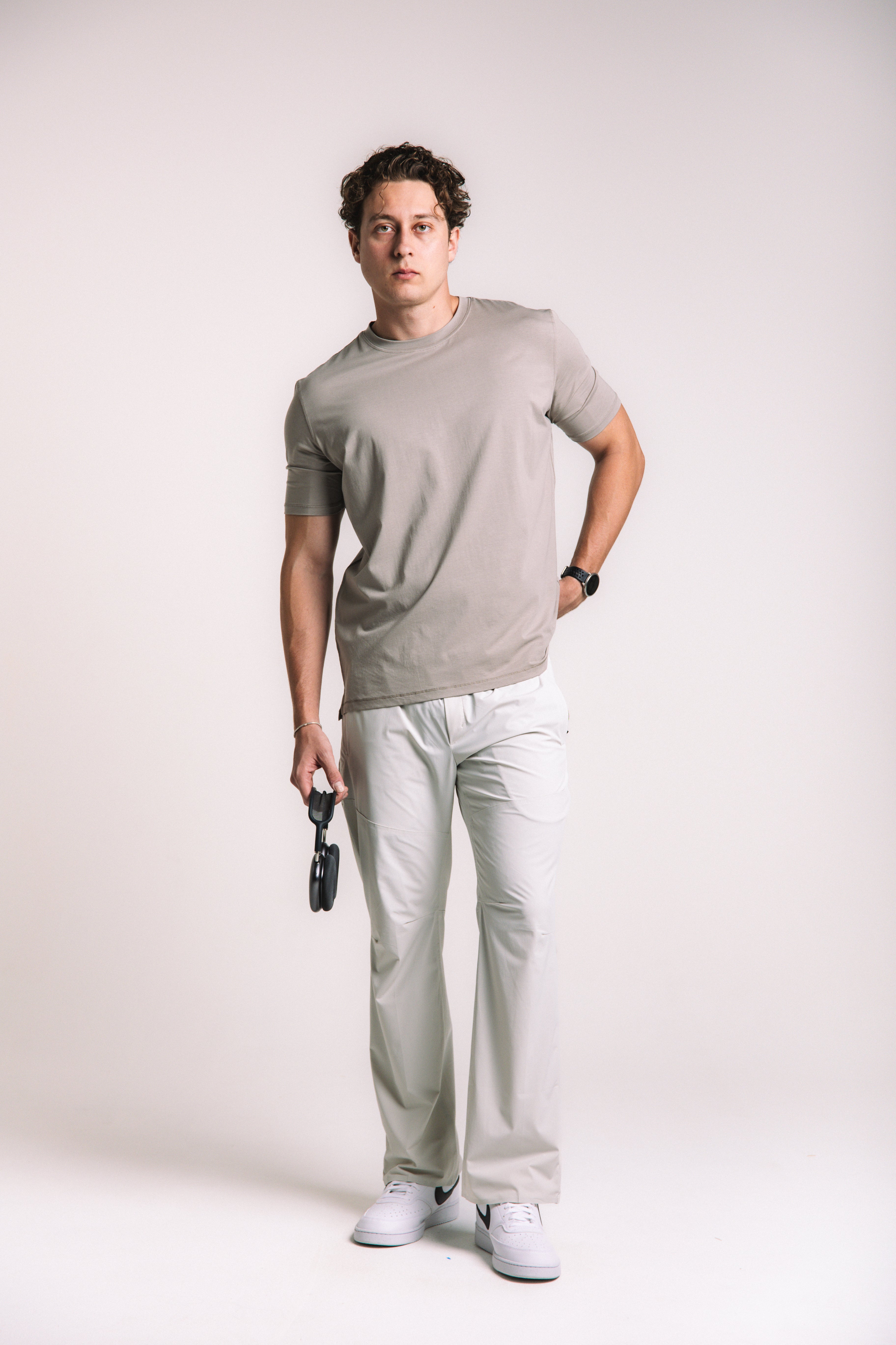 Lyocell Essential Tee - Taupe