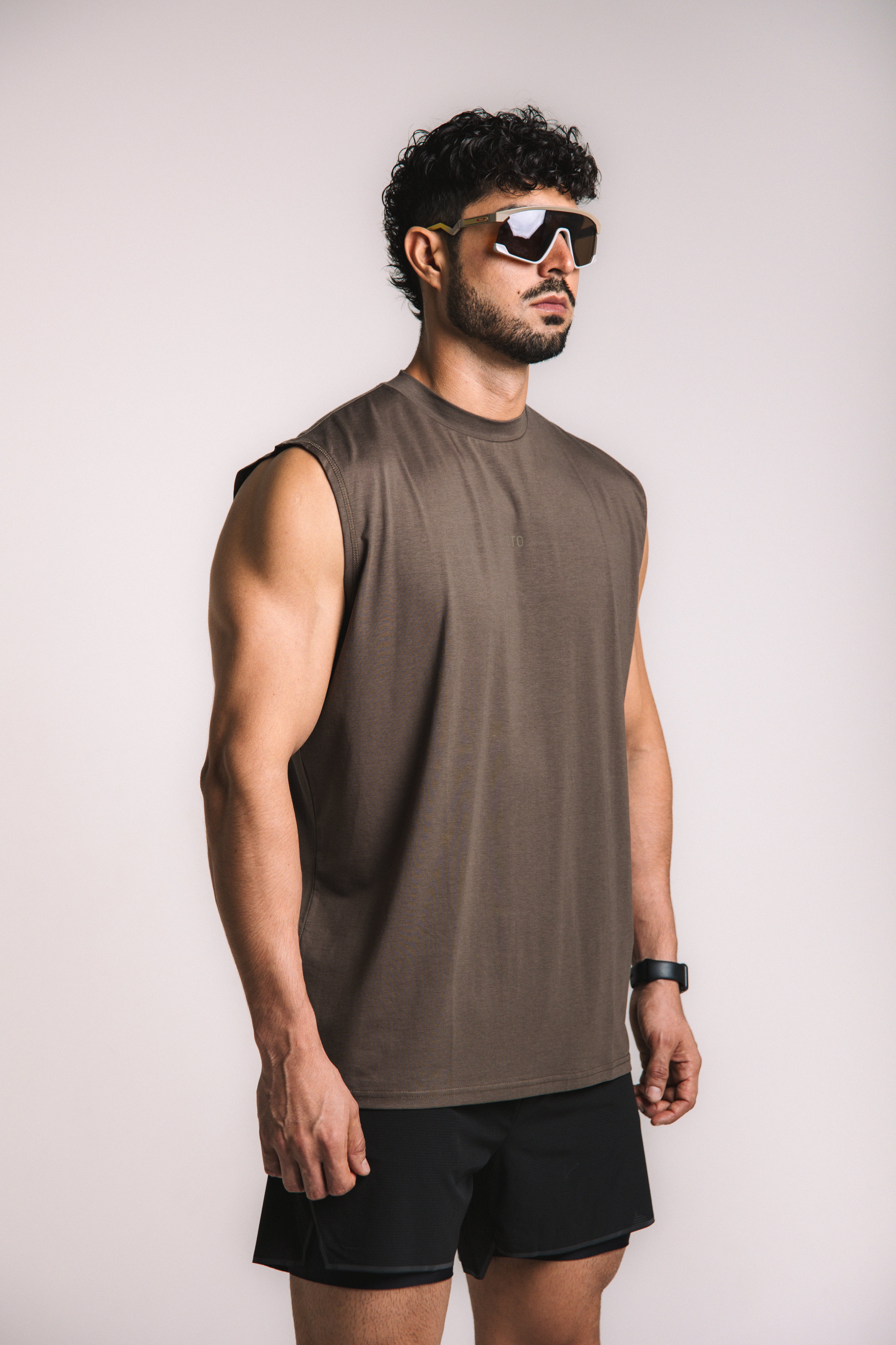 Lyocell Essential Tank V1 - Brown