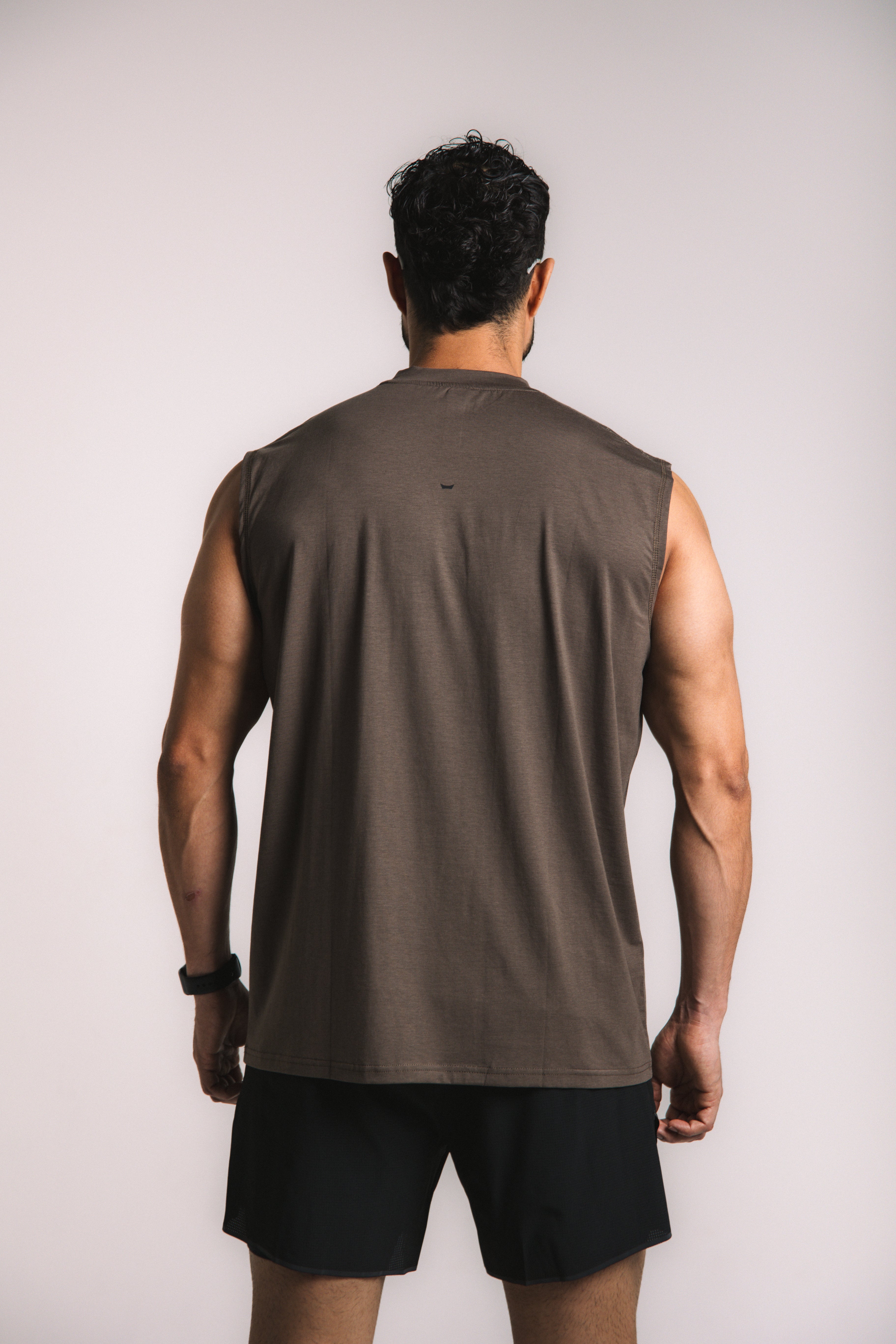Lyocell Essential Tank V1 - Brown