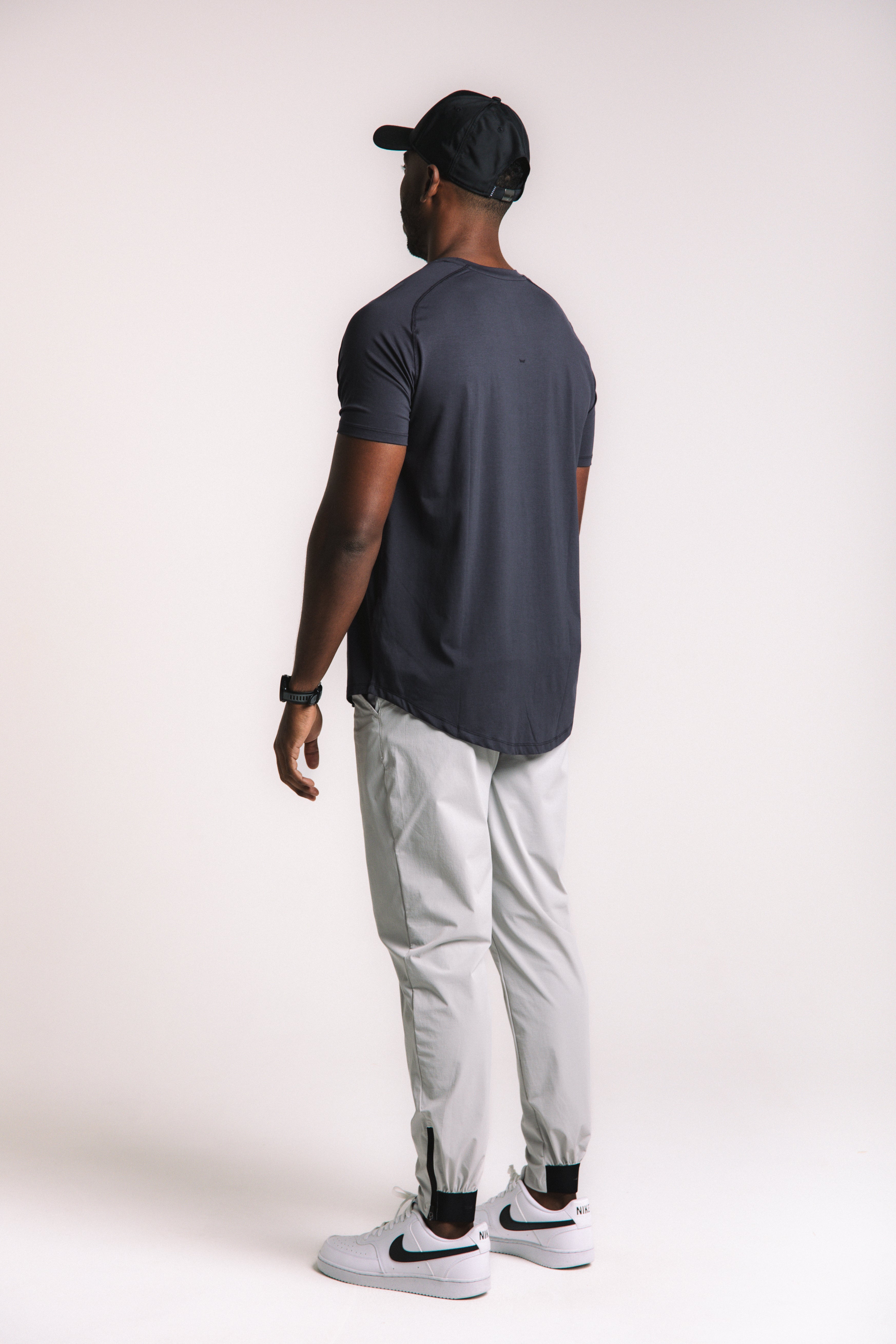 Lyocell Training Tee - Navy Blue